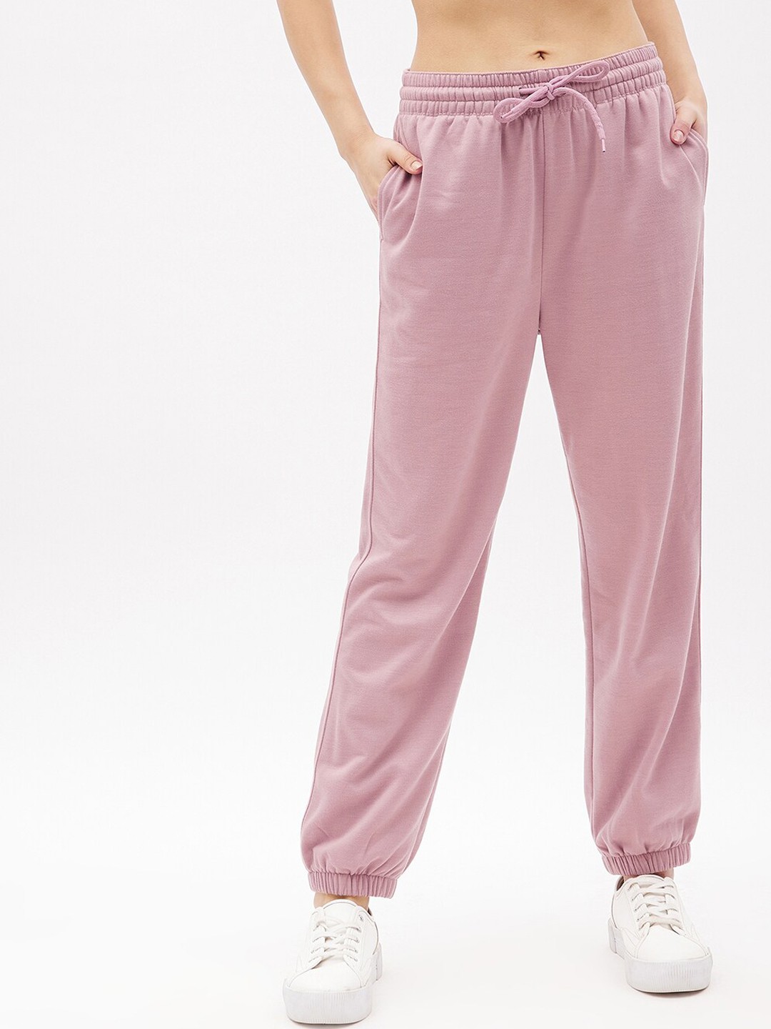 

Harpa Women Pink Solid Joggers