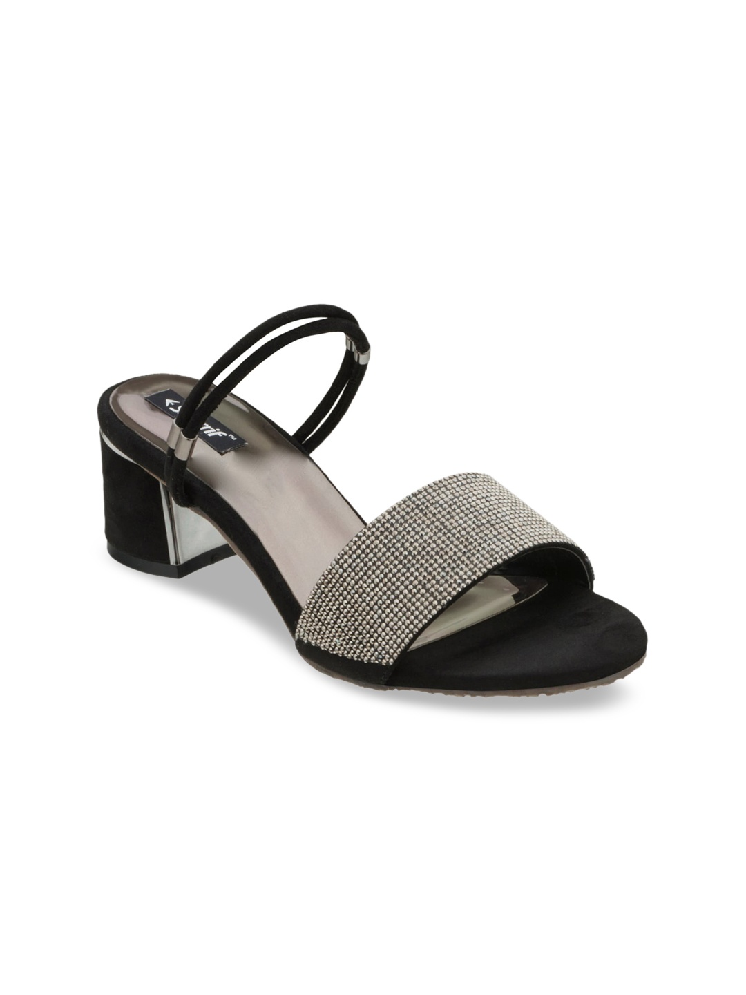 

Sherrif Shoes Woman Black Party Block Sandals