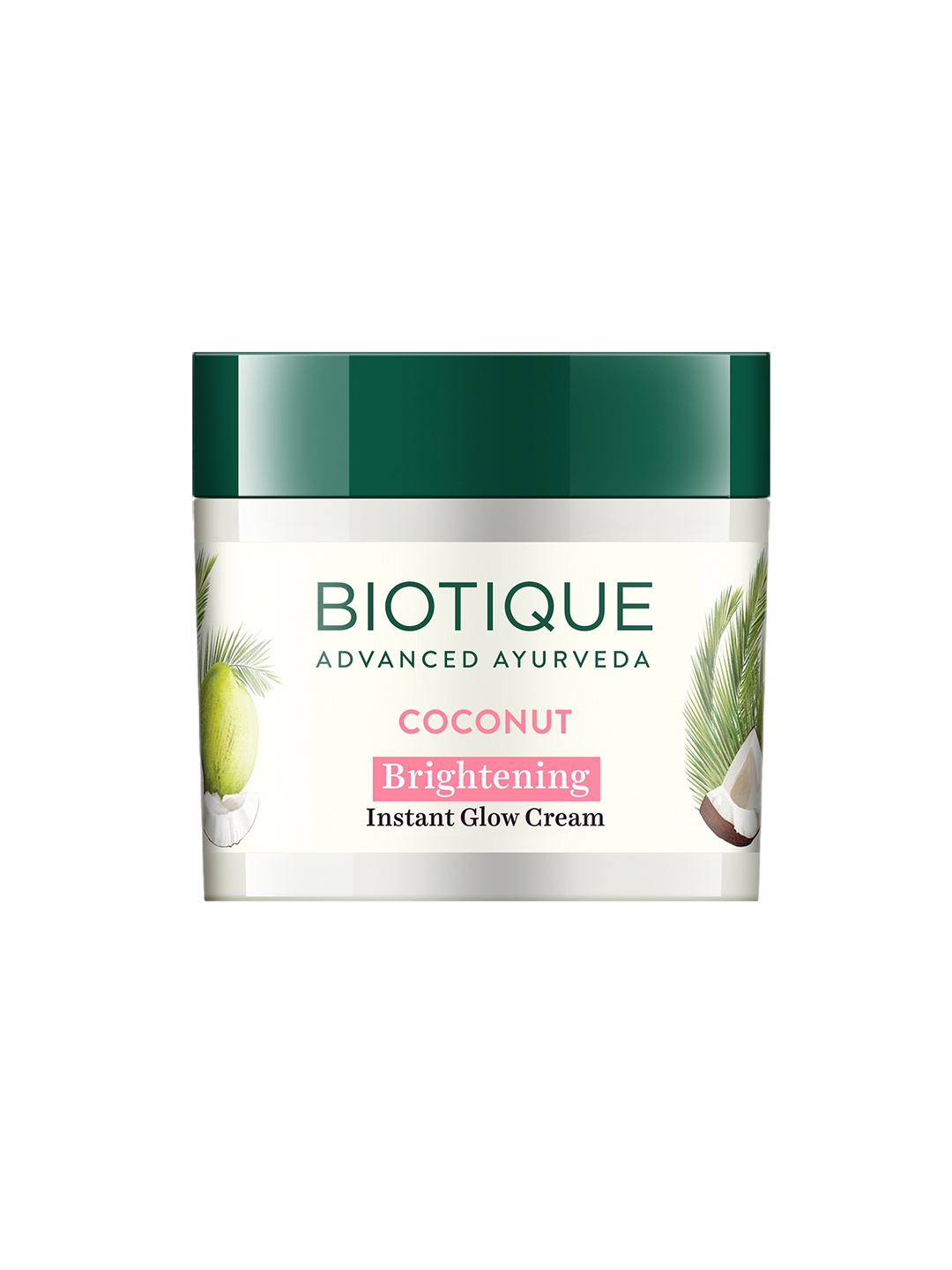 

Biotique Coconut Brightening Instant Glow Cream - 50 g, White