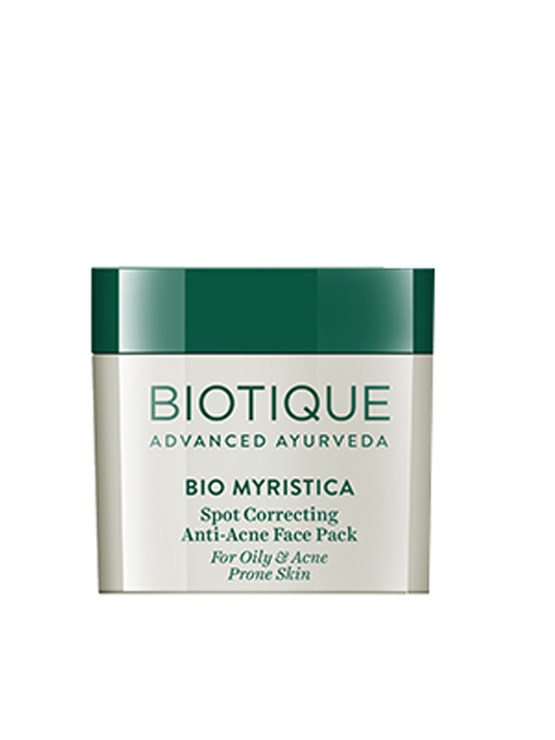 

Biotique Bio Myristica Spot Corrector Anti-Acne Sustainable Face Pack 20 g, White