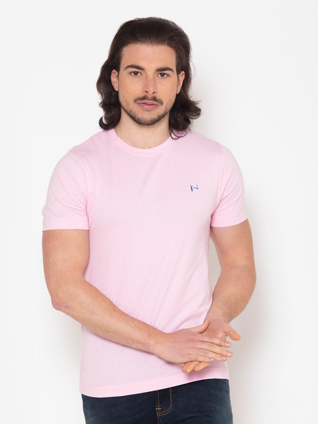 

FLAWLESS Men Pink T-shirt