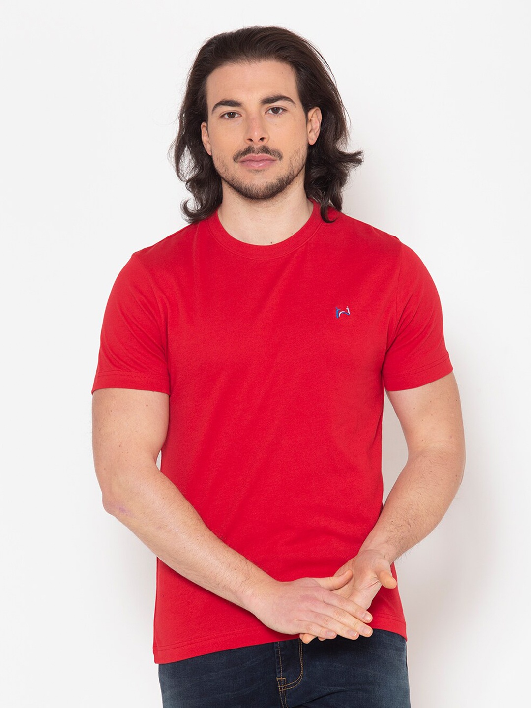 

FLAWLESS Men Red T-shirt