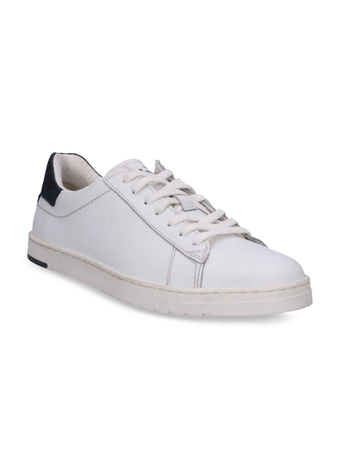 

Bugatti Orazio Men White Leather Sneakers