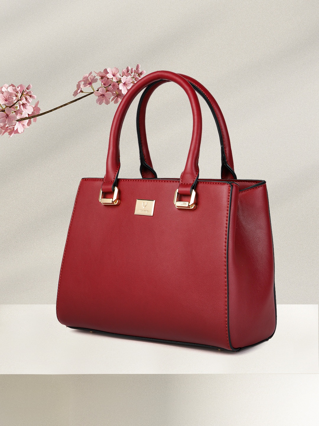

Allen Solly Burgundy Solid Shoulder Bag
