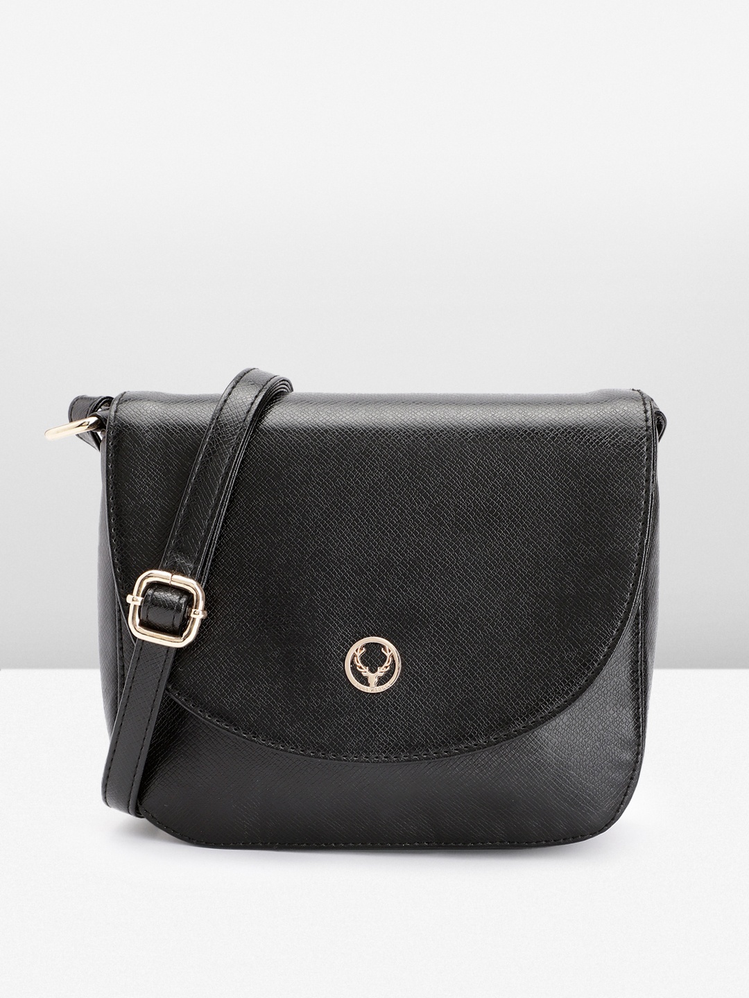 

Allen Solly Women Solid Sling Bag, Black
