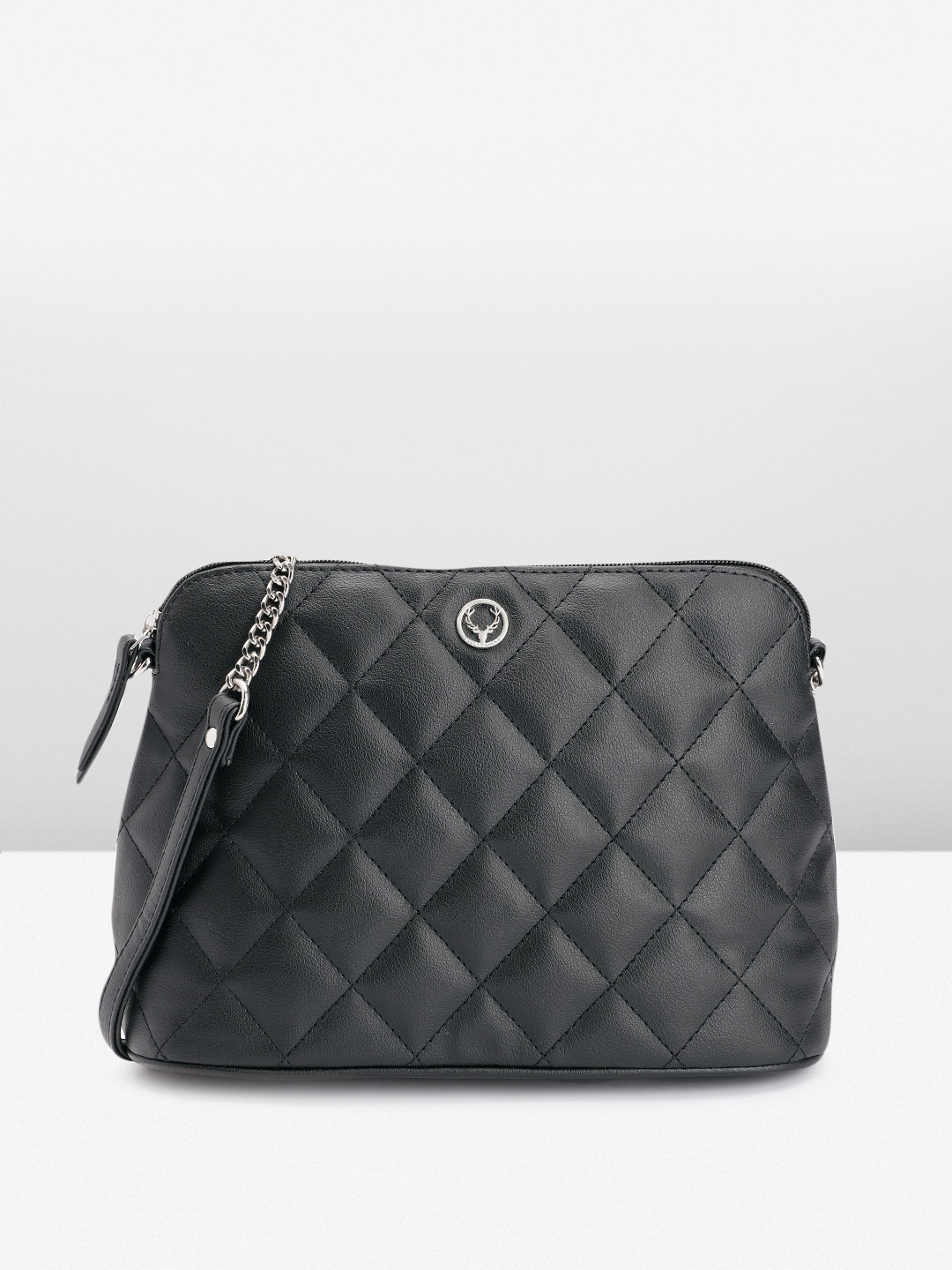 

Allen Solly Quilted Sling Bag, Black