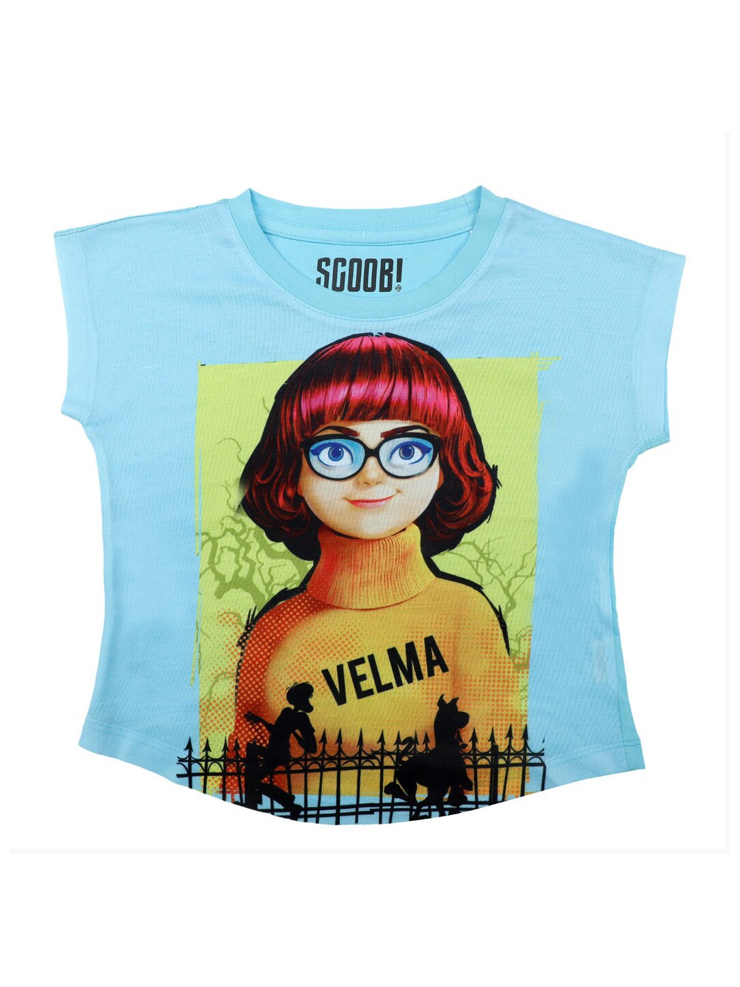 

Scooby Doo by Wear Your Mind Blue Print Top