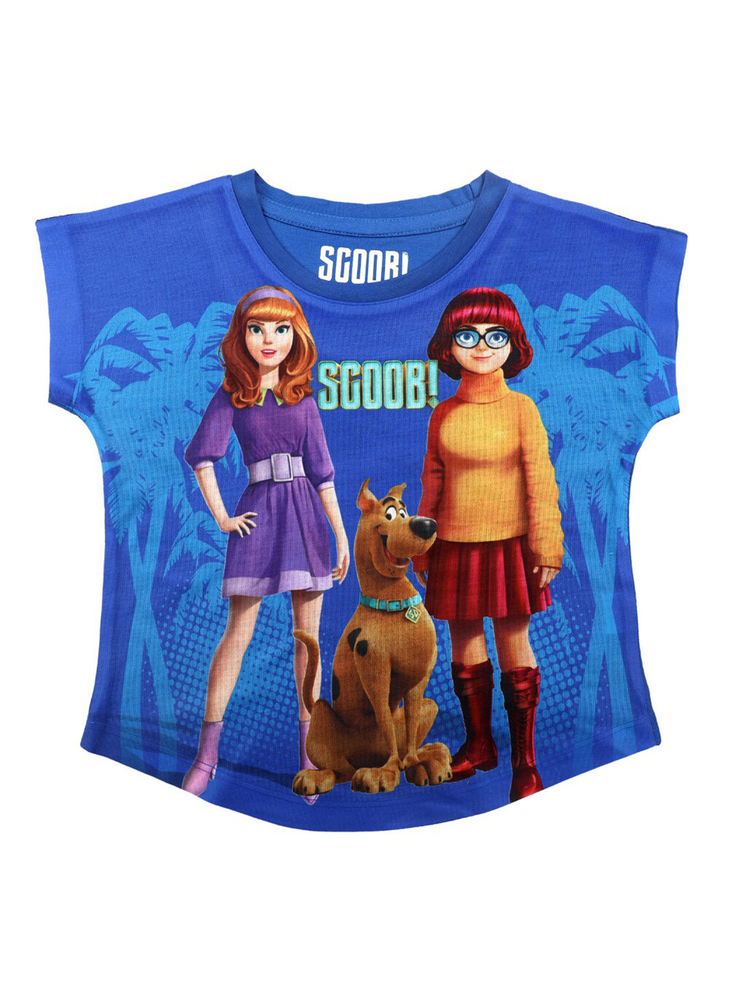 

Scooby Doo by Wear Your Mind Girls Blue Scooby Doo Printed Top