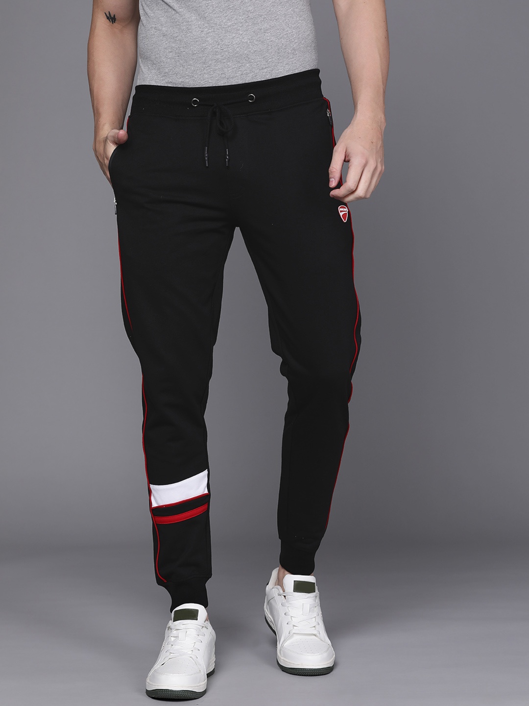 

Ducati Men Black Solid Joggers
