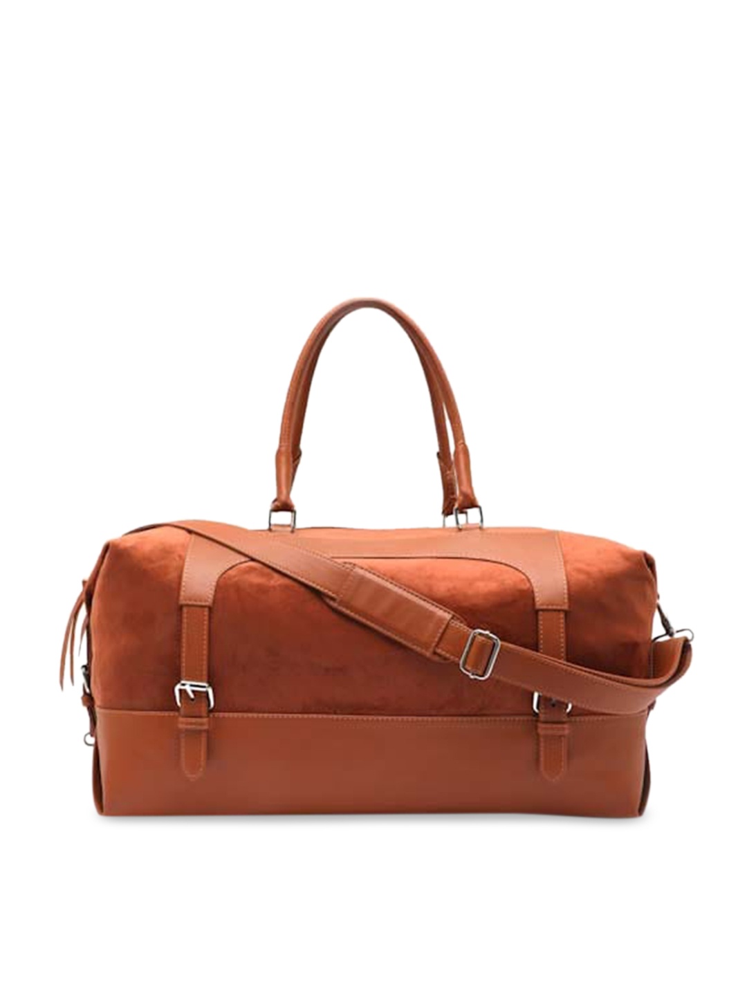 

Clotche Rust Brown PU Structured Handheld Bag