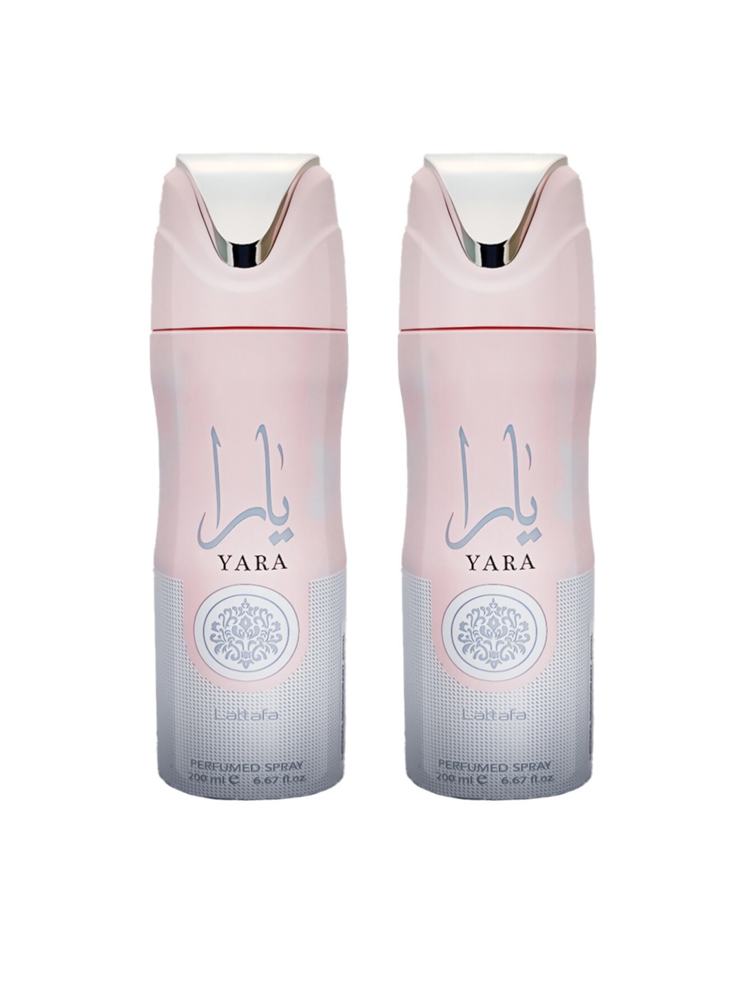 

Lattafa Women Set of 2 Yara Deodorants 200ml Each, Na