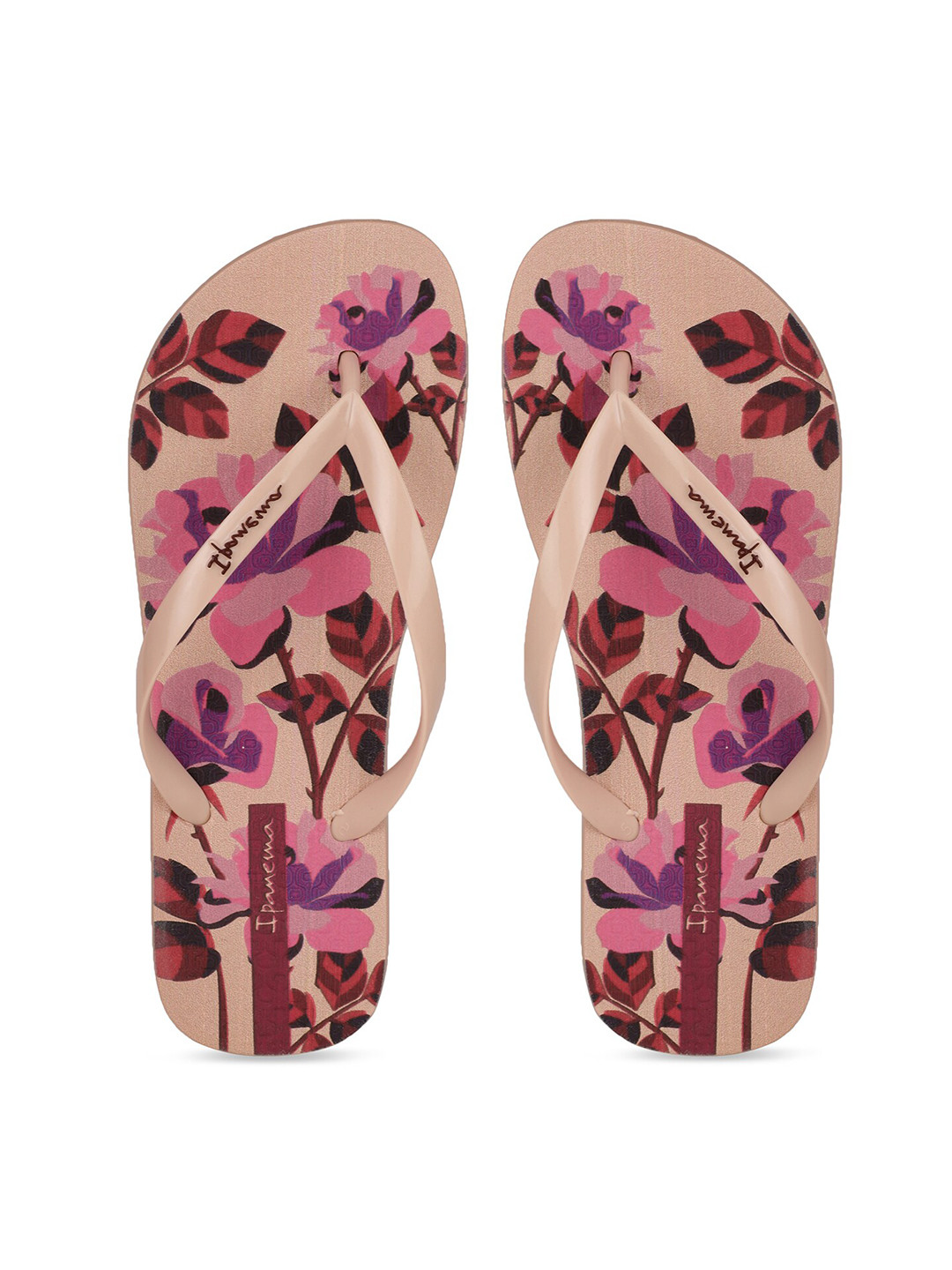 

iPanema Women Printed Thong Flip-Flops, Beige