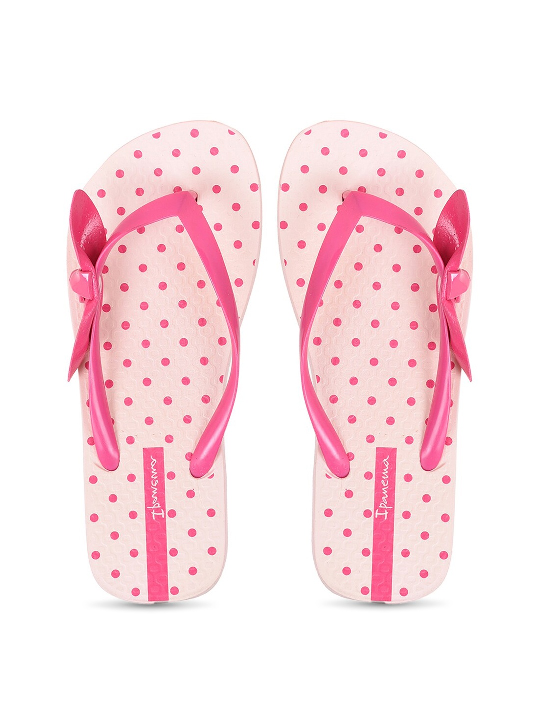 

iPanema Women Pink Polka Dots Printed Thong Flip-Flops