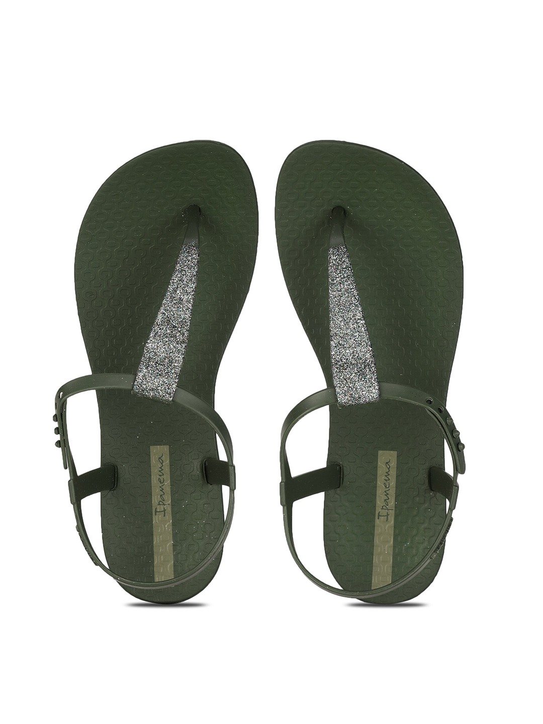 

iPanema Women Green T-Strap Flats