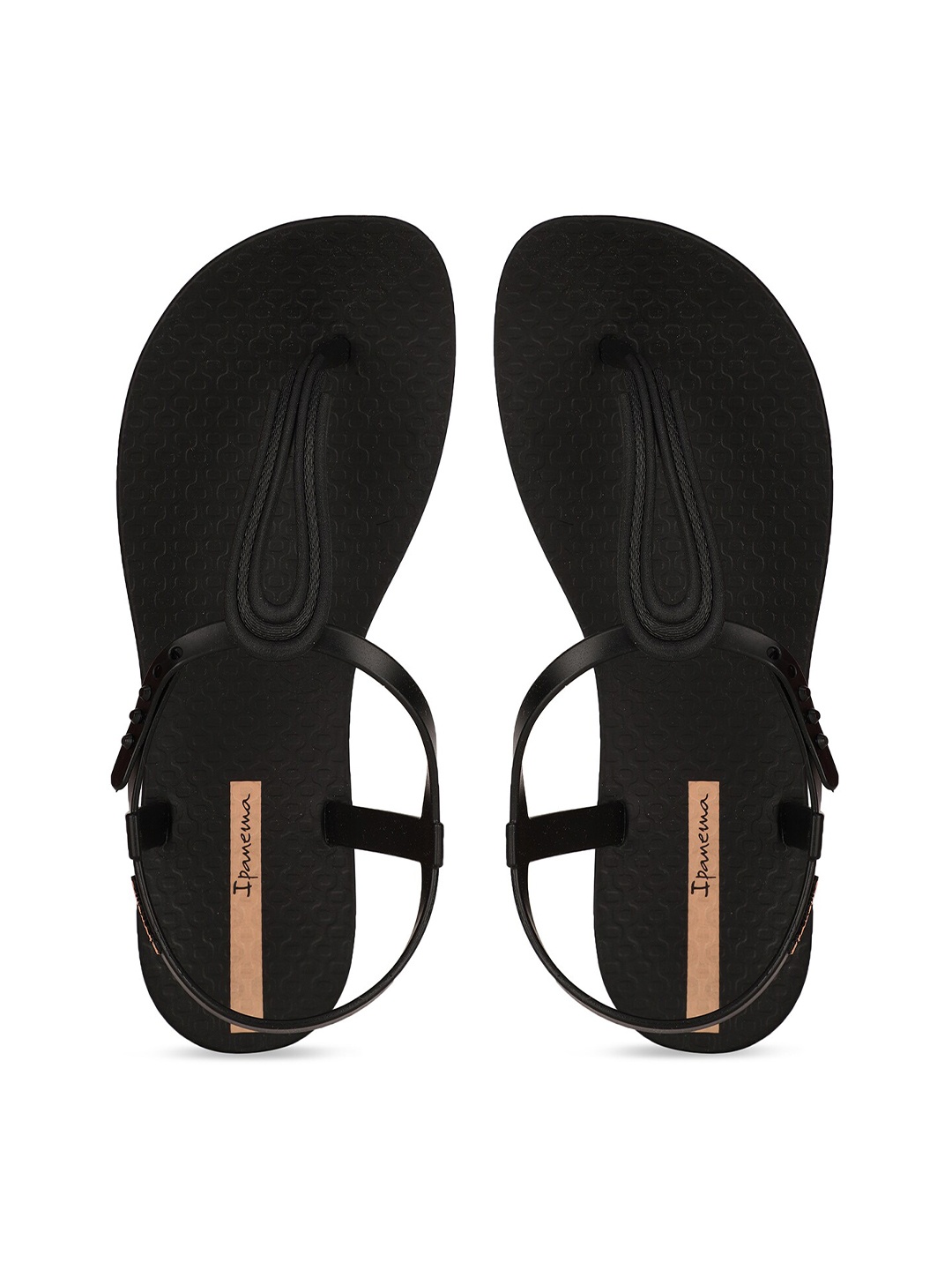 

iPanema Women Black T-Strap Flats