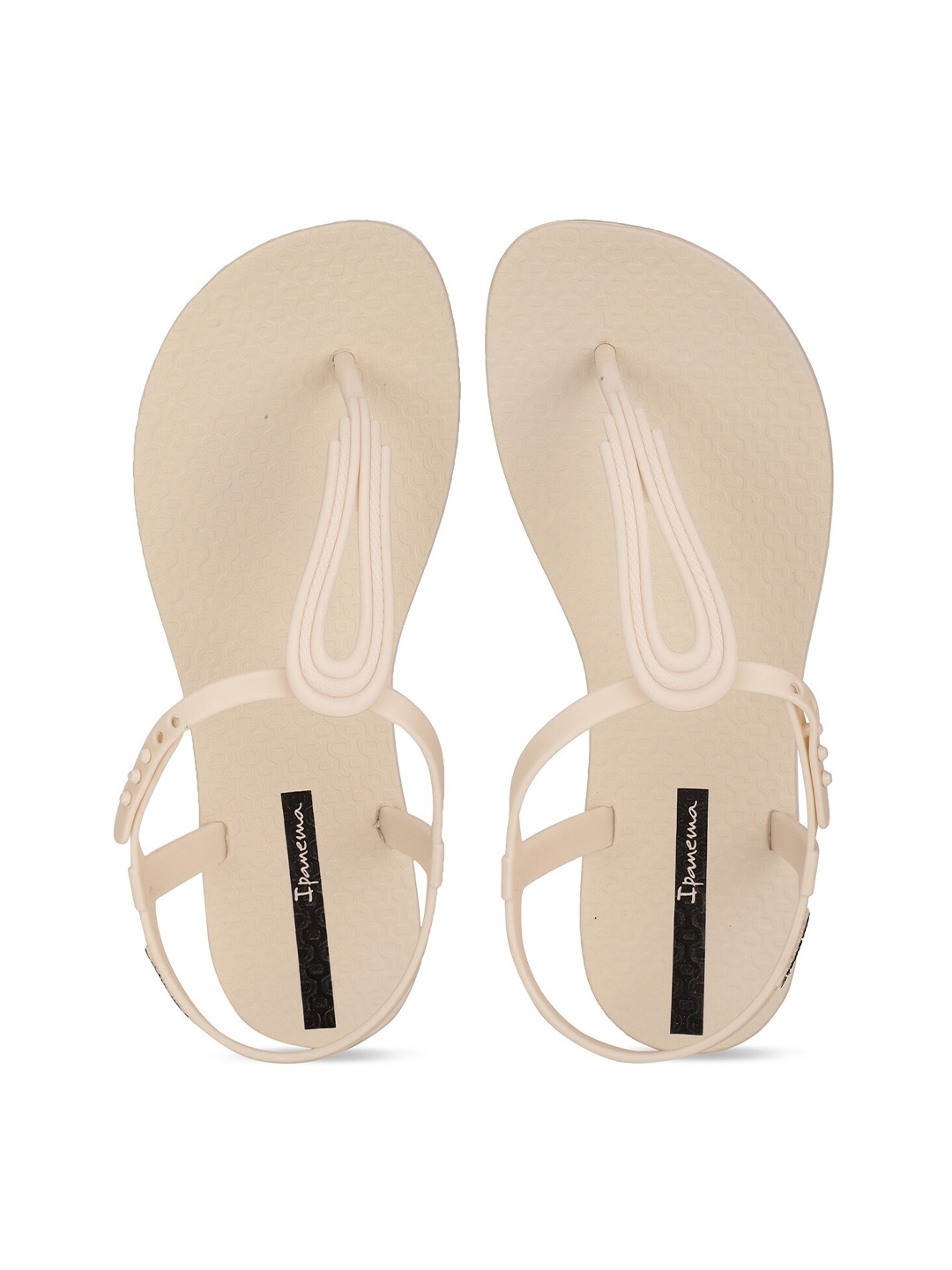 

iPanema Women Beige T-Strap Flats