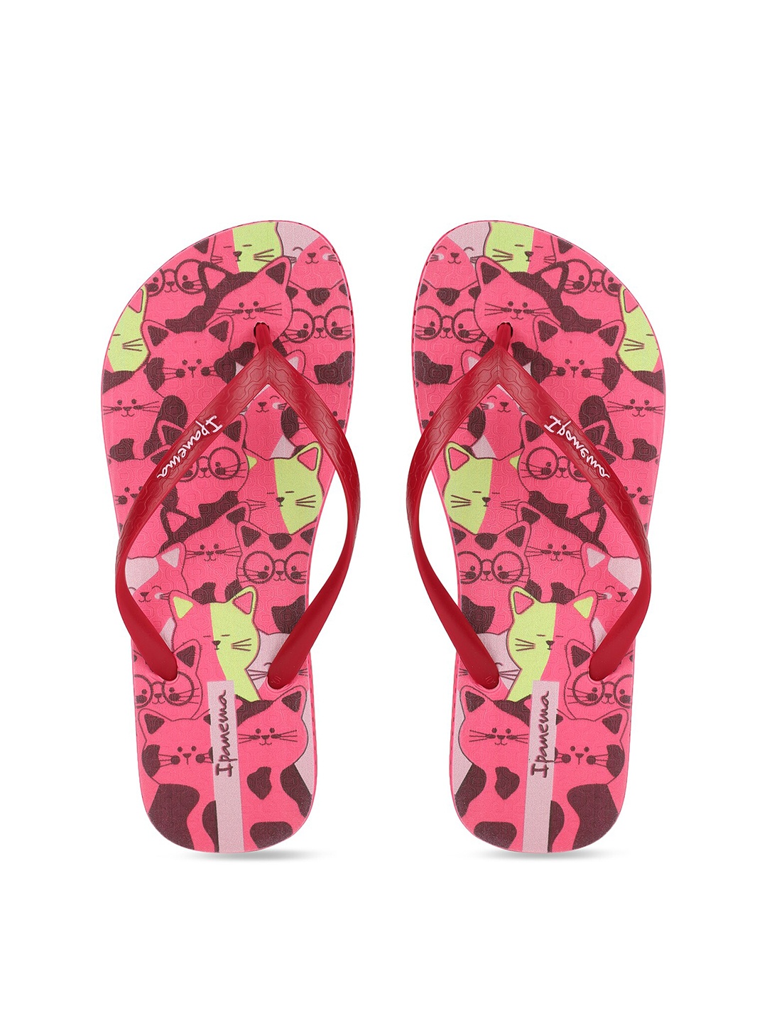 

iPanema Women Red & Pink Printed Thong Flip-Flops