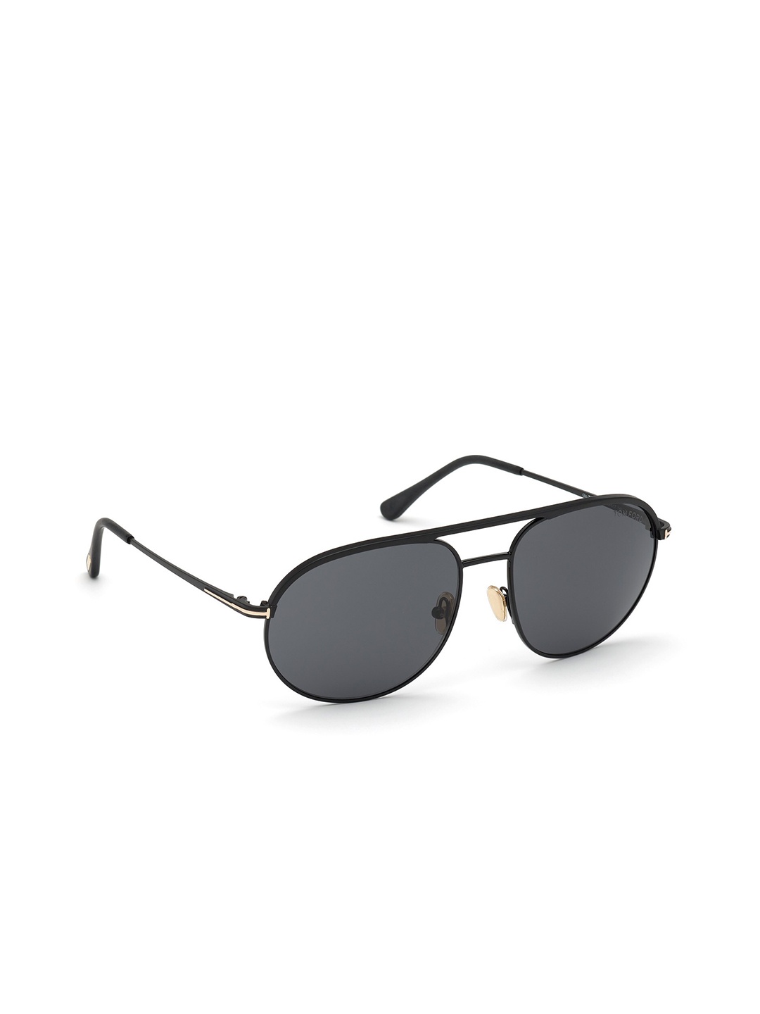 

Tom Ford Men Brown UV Protected Aviator Sunglasses FT0772 61 02A