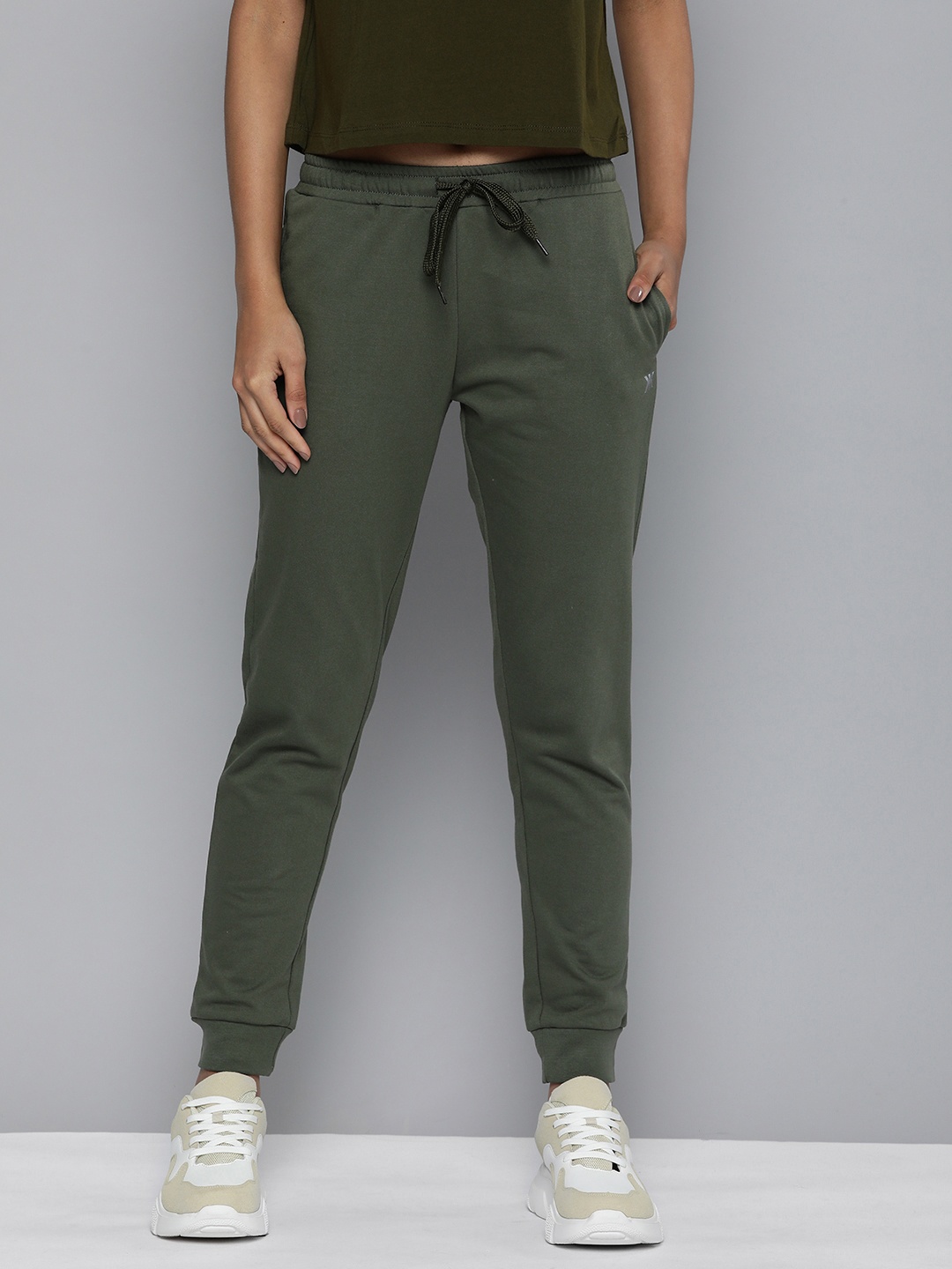 

Kook N Keech Women Olive Solid Joggers