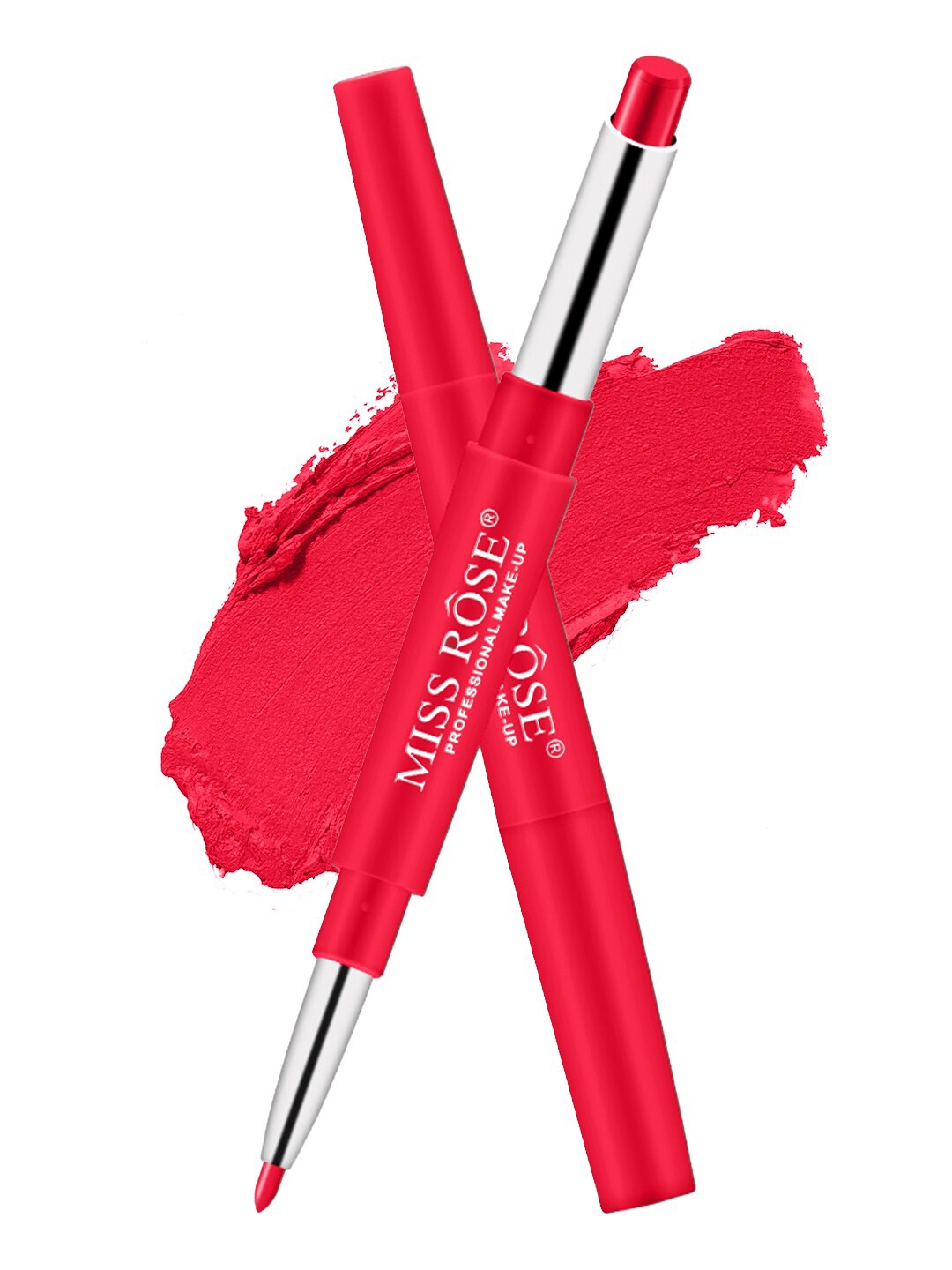 

MISS ROSE Women Pink 2 In 1 CreamyMatte Lipstick