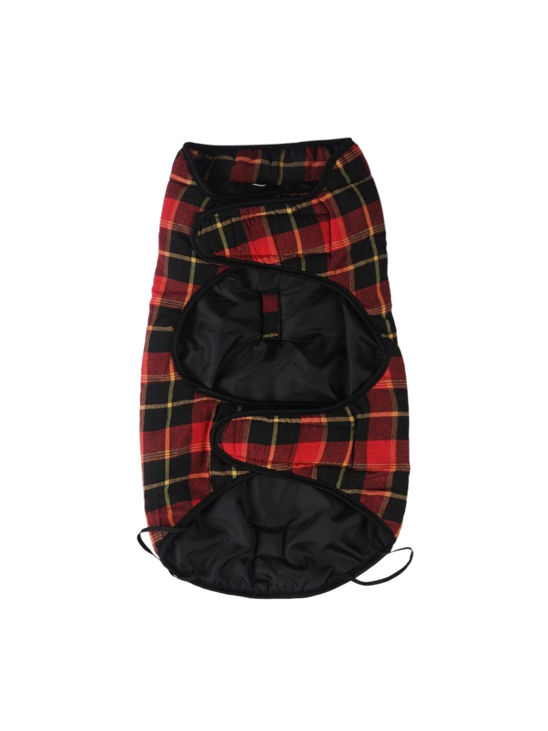 

LANA PAWS Red & Black Checked Cotton Dog Jacket