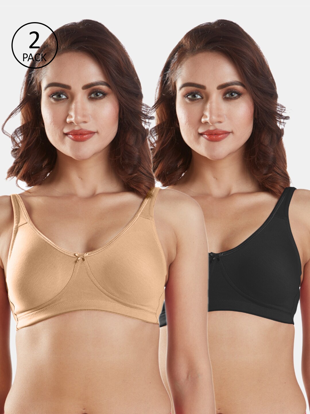 Sonari Pack of 2 Moulded Bra, Assorted