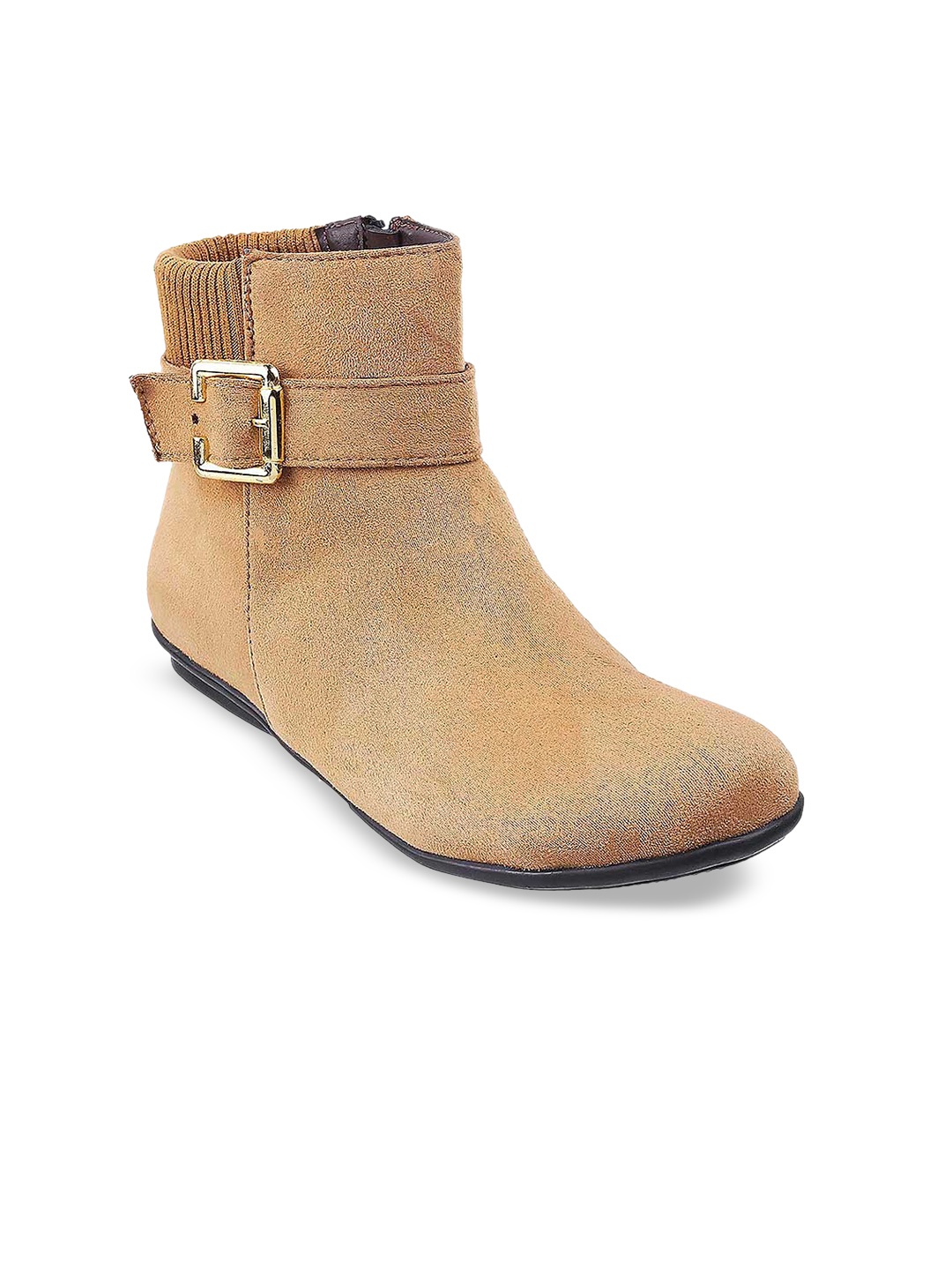 

Metro Women Beige High-Top Flat Boots