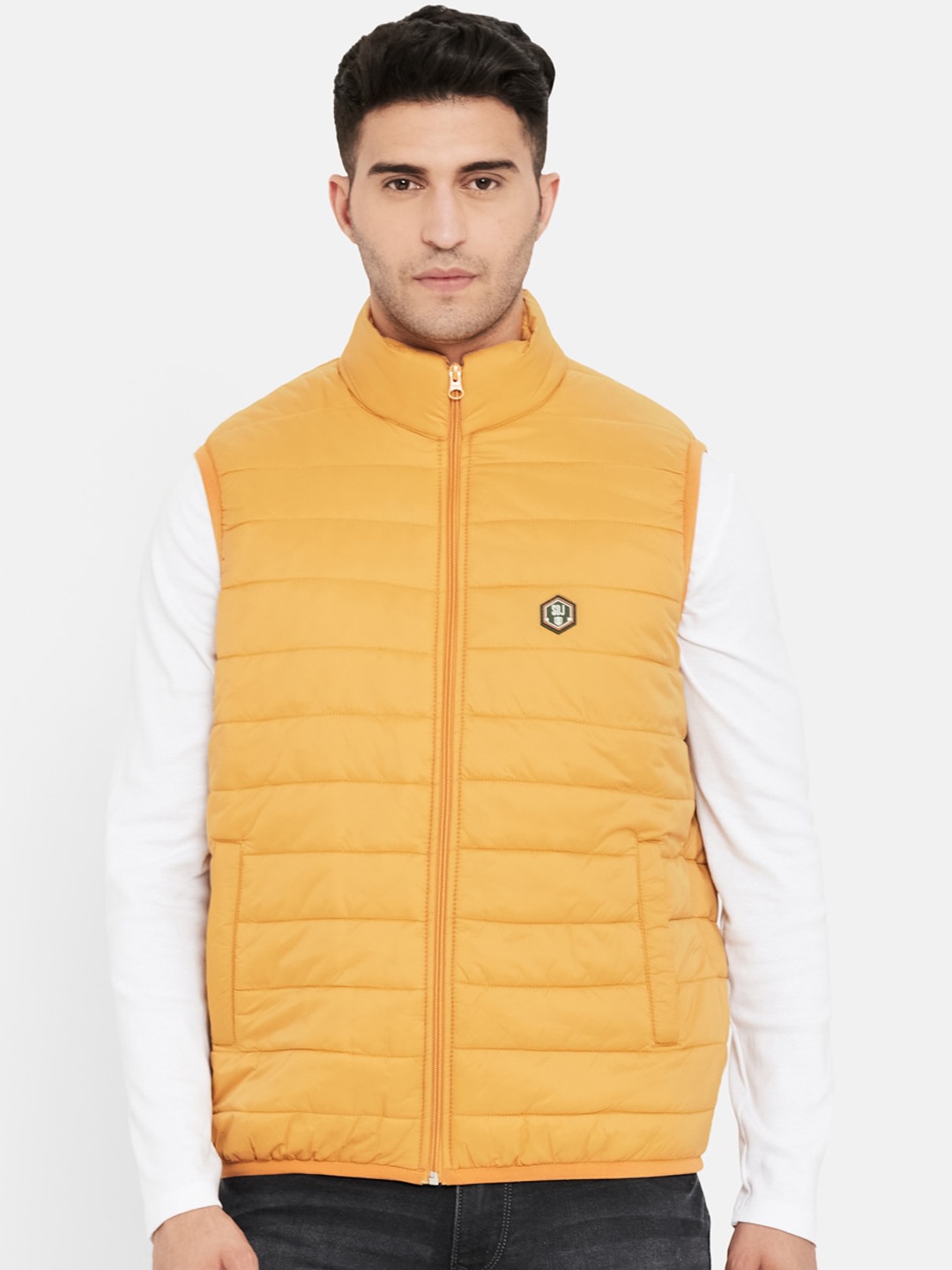 

Duke Men Mustard Yellow Puffer Jacket