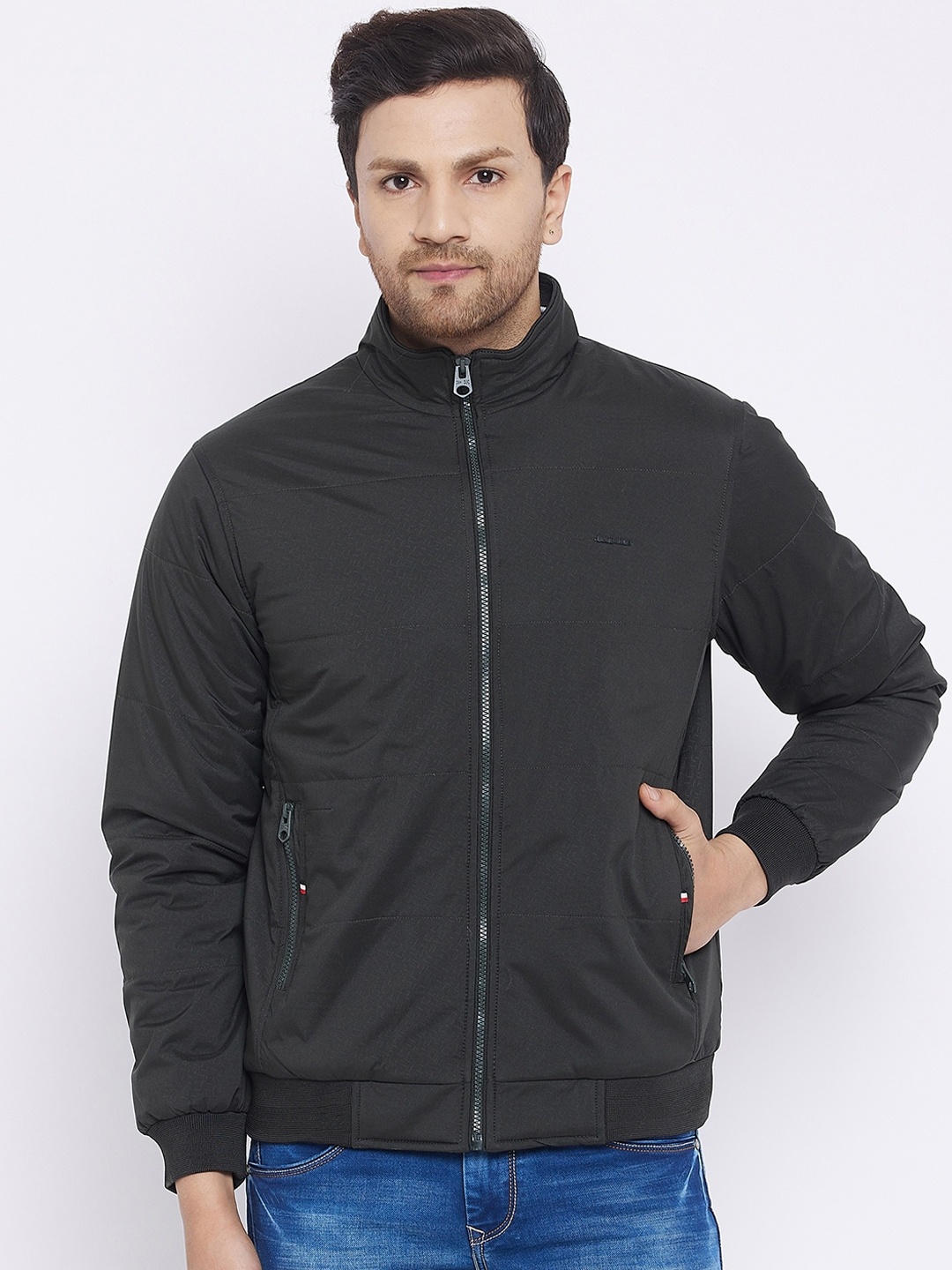

Duke Men Green Puffer Jacket