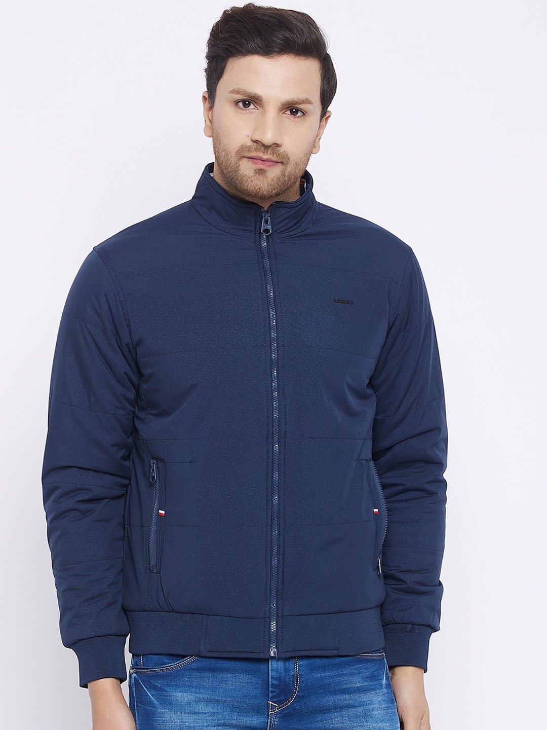 

Duke Men Blue Bomber Jacket