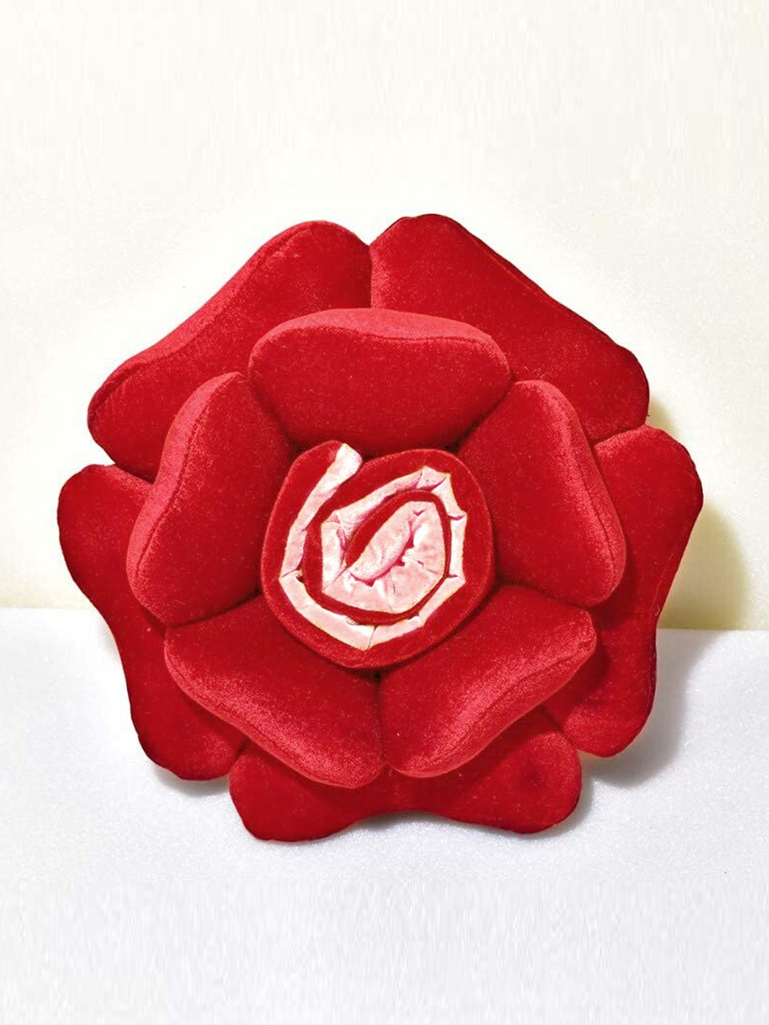 

DearJoy Kids Red Velvet Rose Flower Pillow