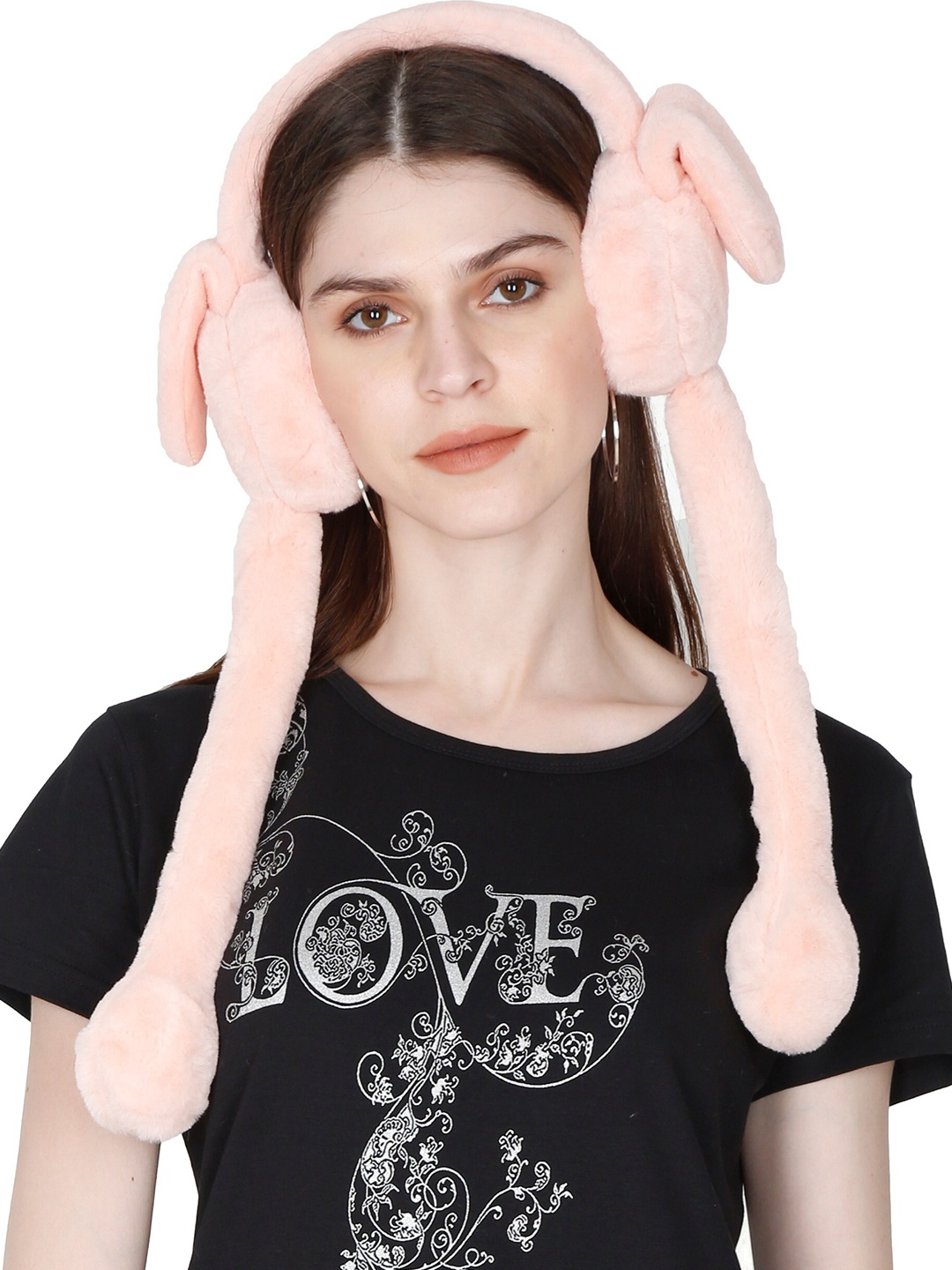 

FabSeasons Women Pink Fur Ear Muffs