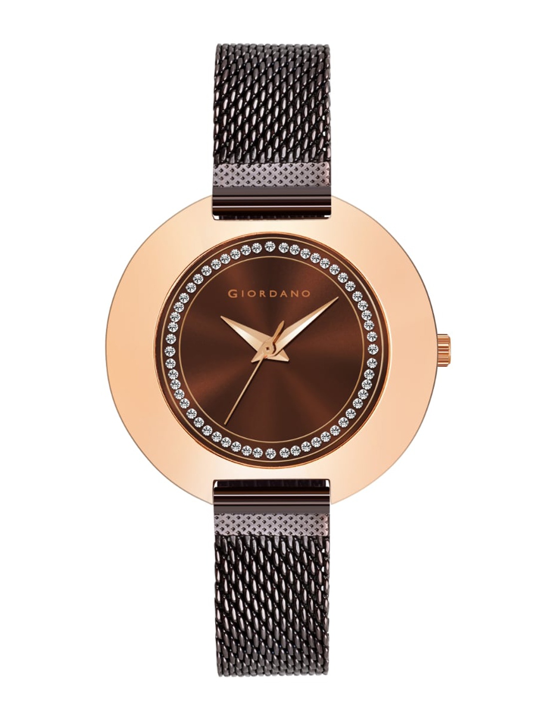 

GIORDANO Women Brown Analogue Watch GD4068-55