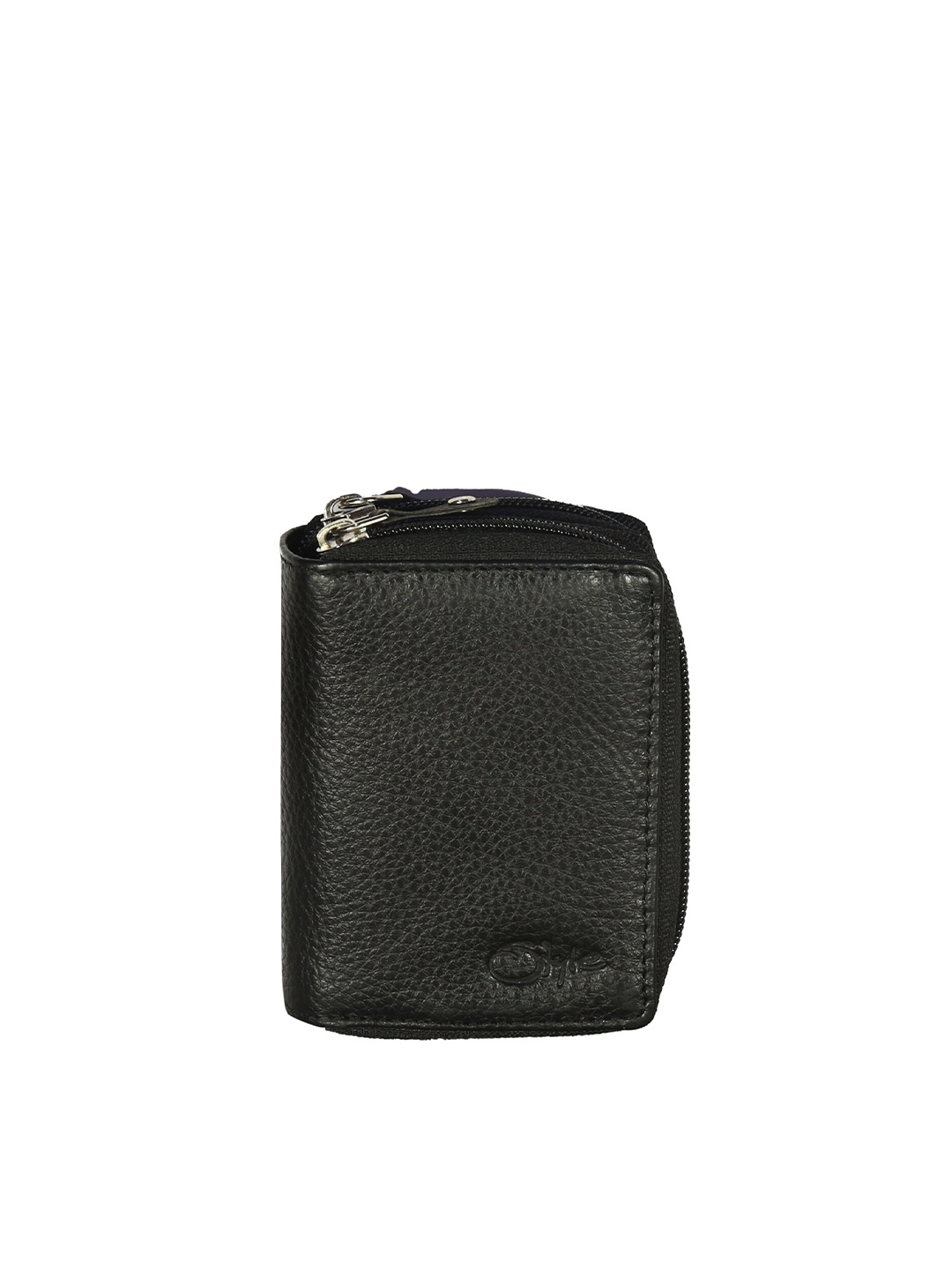 

Style SHOES Women Black Leather Zip Around Wallet