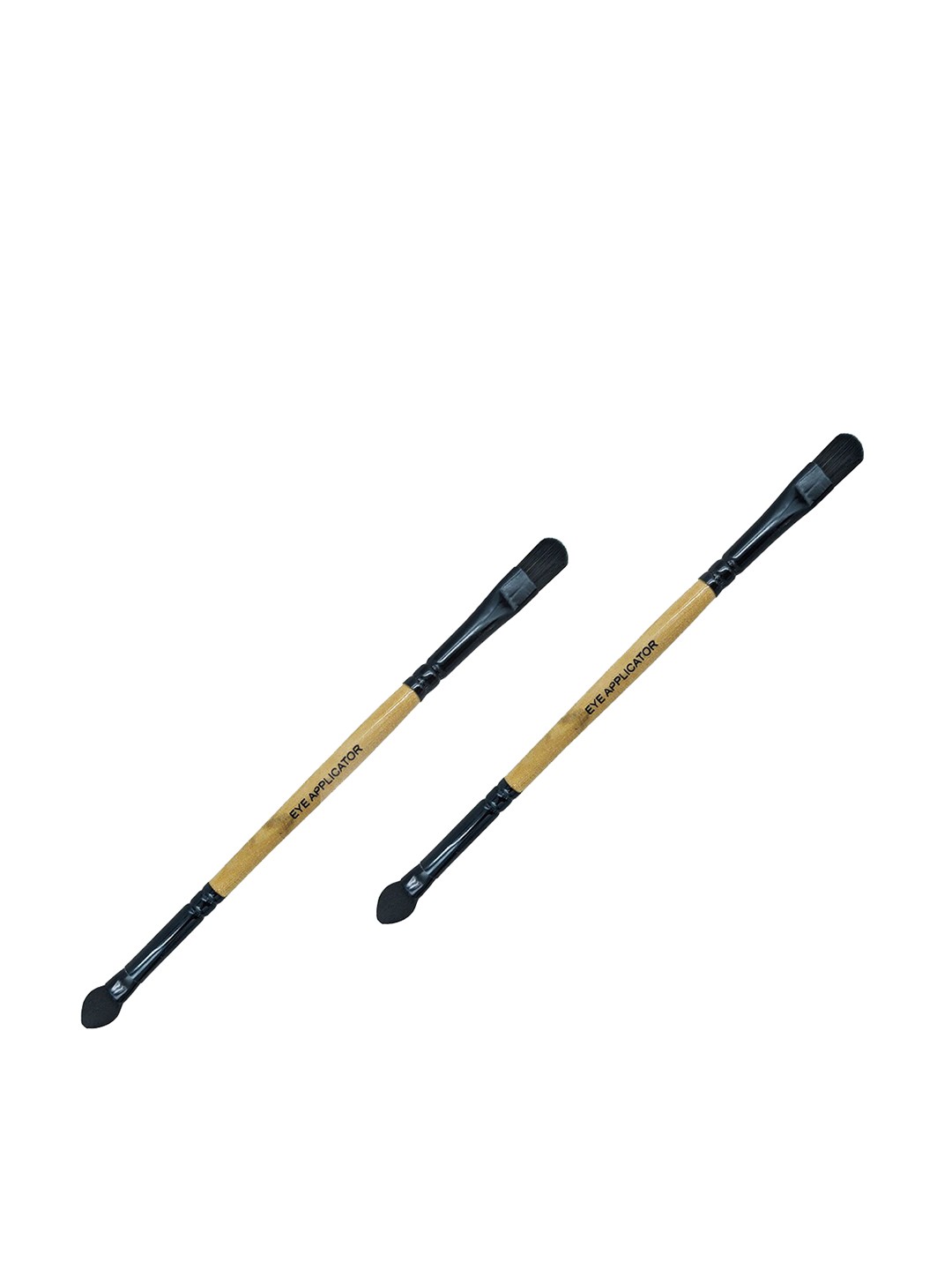 

Sanfe Women Set Of 2 Beige Selfly Eyeshadow and Eyeliner Dual Eye Makeup Brush