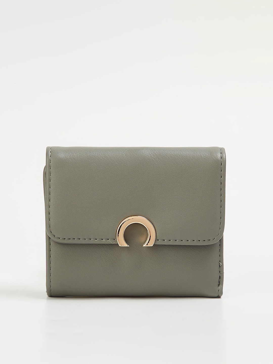 

Ginger by Lifestyle Women Grey Three Fold Wallet