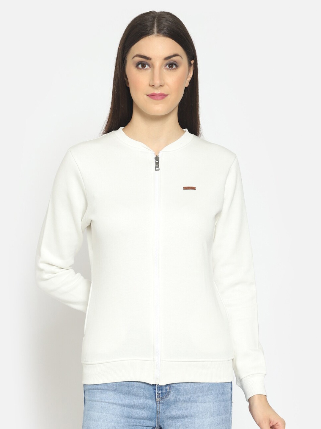 

Hapuka Women White Sweatshirt