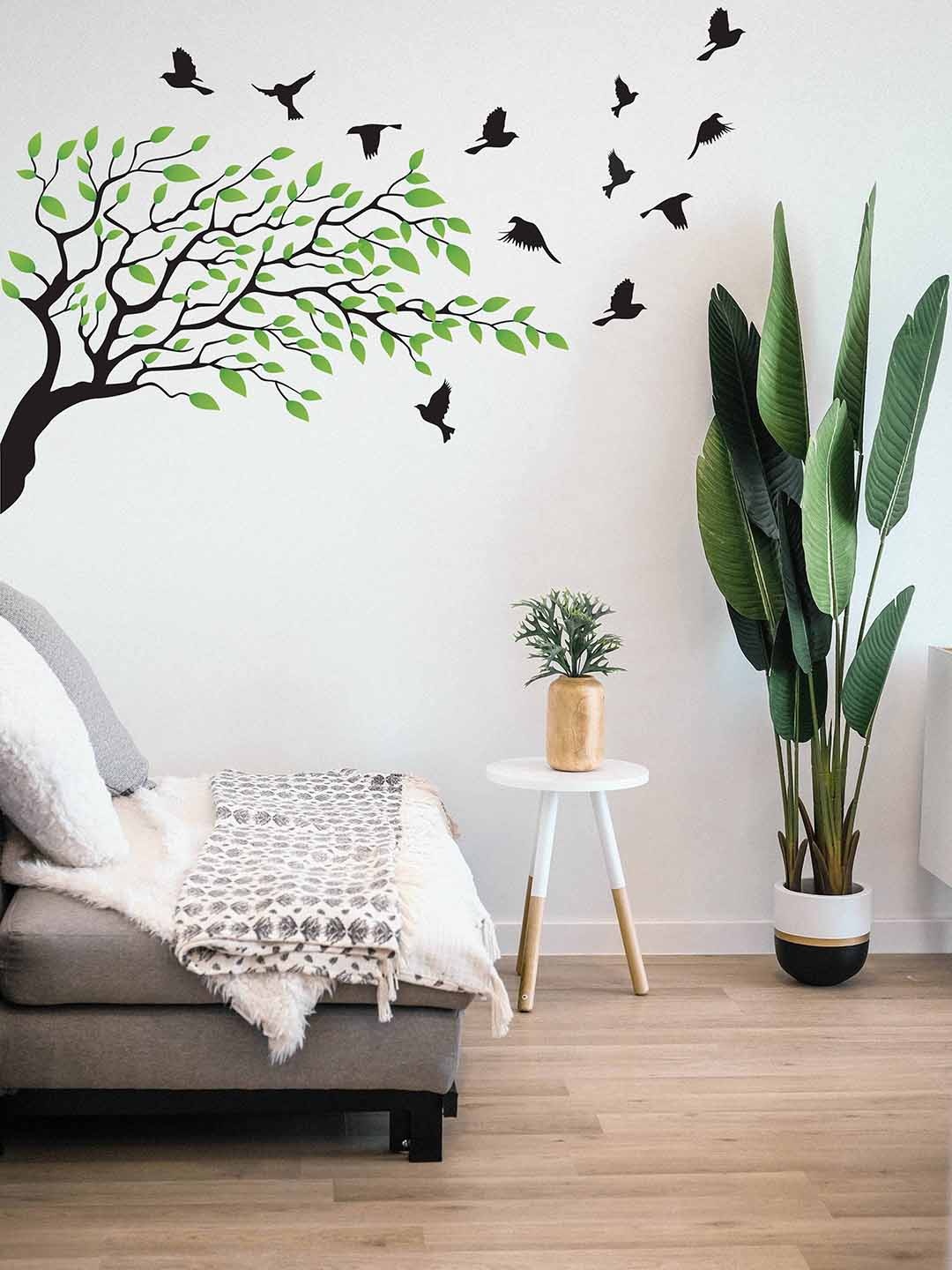 

RANGOLI Multioloured Flowers Branch Wall Sticker, Multi