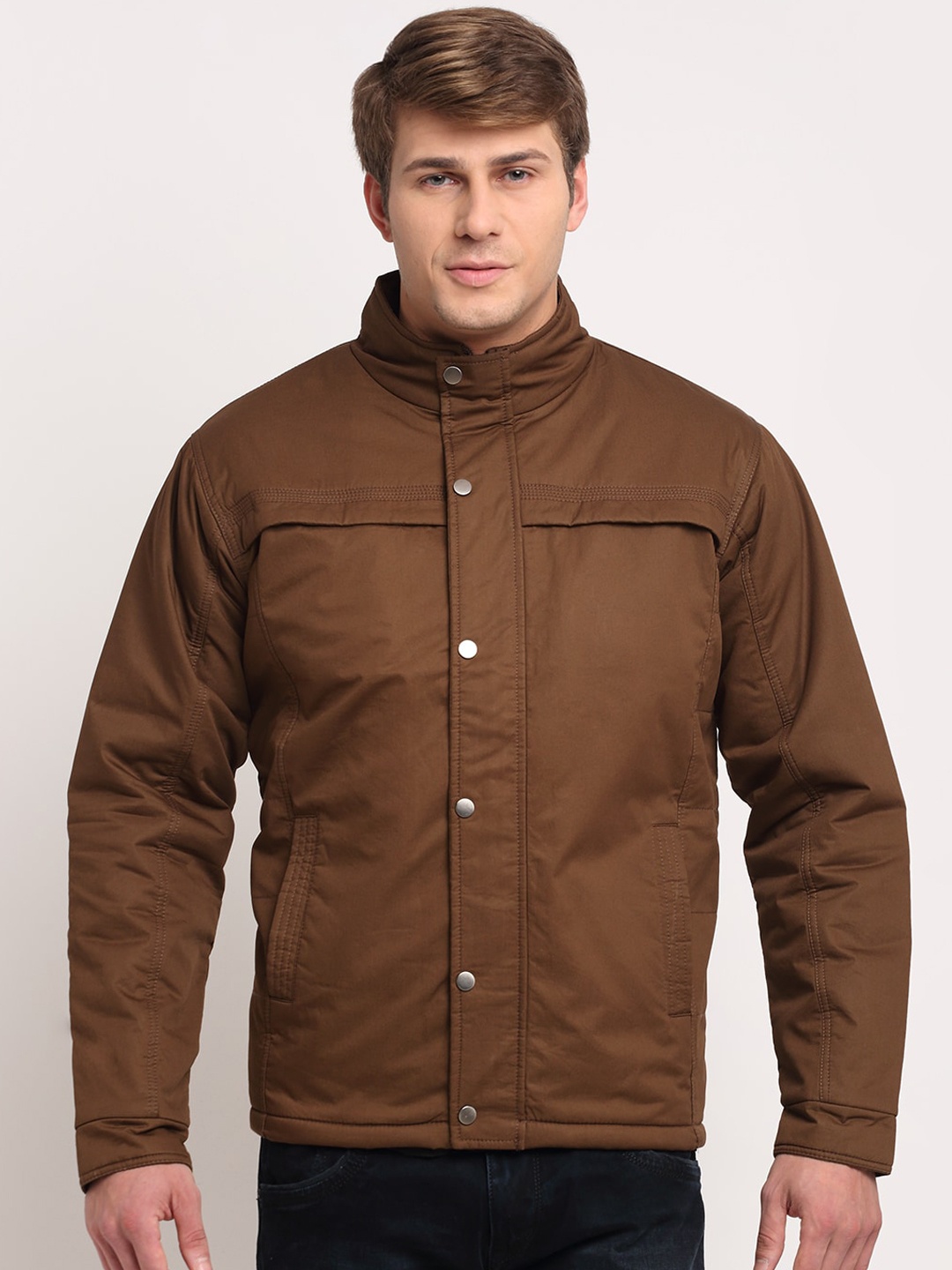 

Cantabil Men Brown Acrylic Tailored Jacket