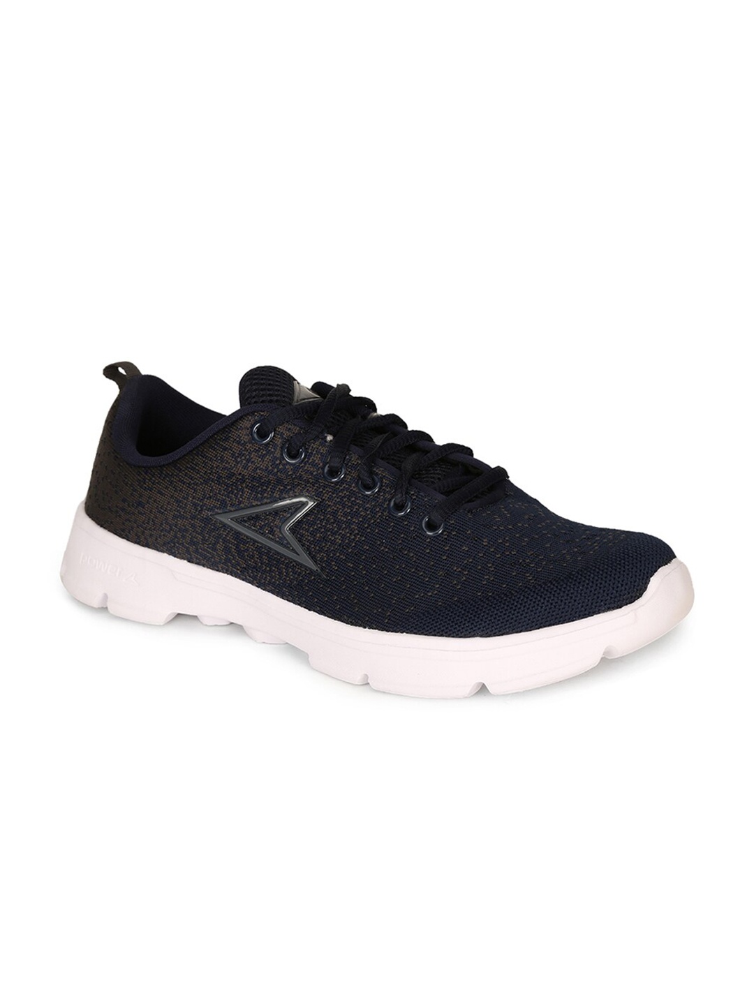 

Power Men Navy Blue Textile Running Non-Marking Shoes