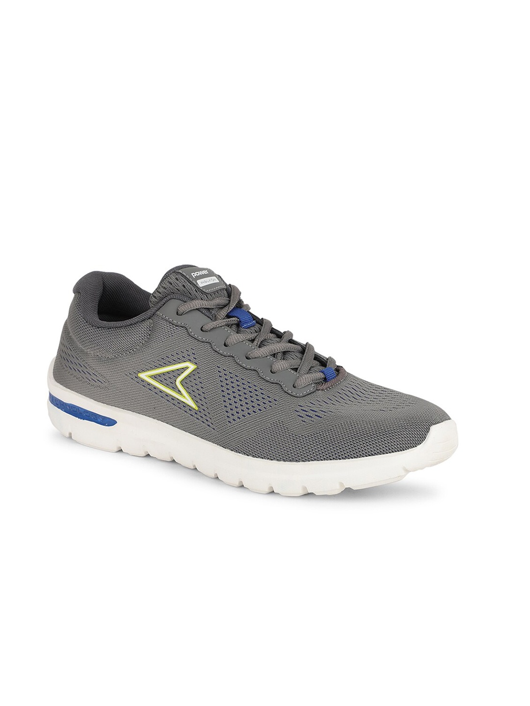 

Power Men Grey Textile Training or Gym Non-Marking Shoes