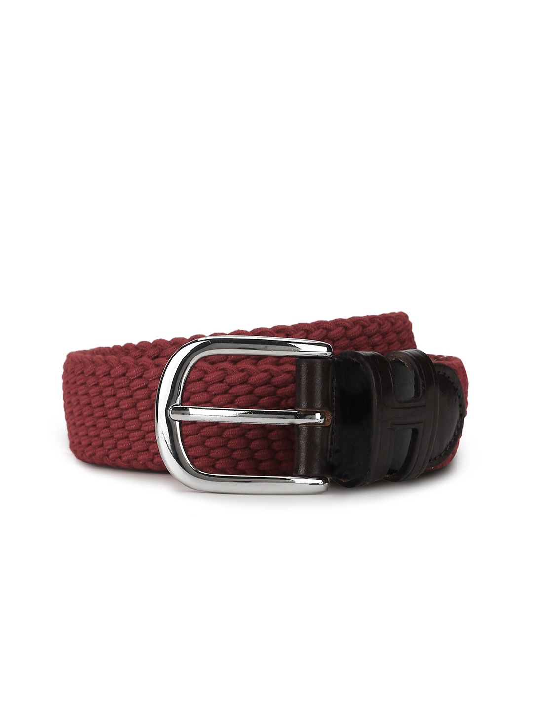 

HACKETT LONDON Men Pink Woven Design Belt
