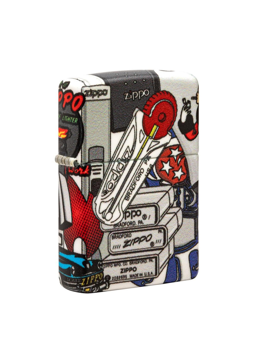 

Zippo Multicoloured Printed Pocket Lighter, Multi