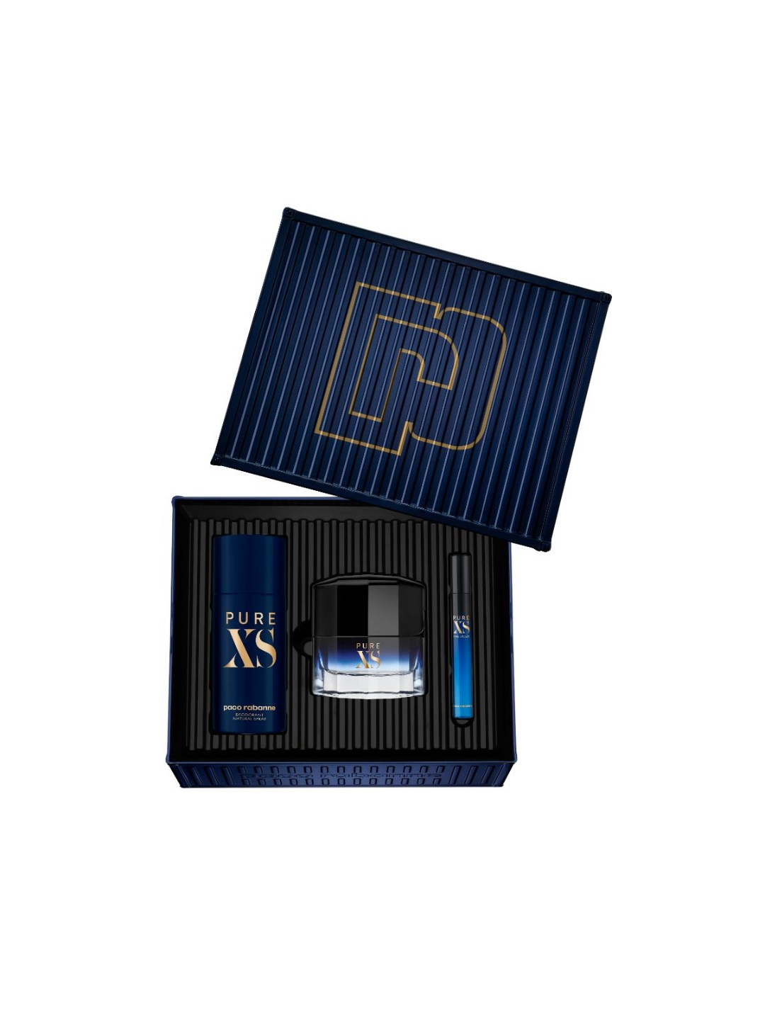 

Paco Rabanne Pure Xs Eau De Toilette With Deodorant & Travel Spray, Transparent