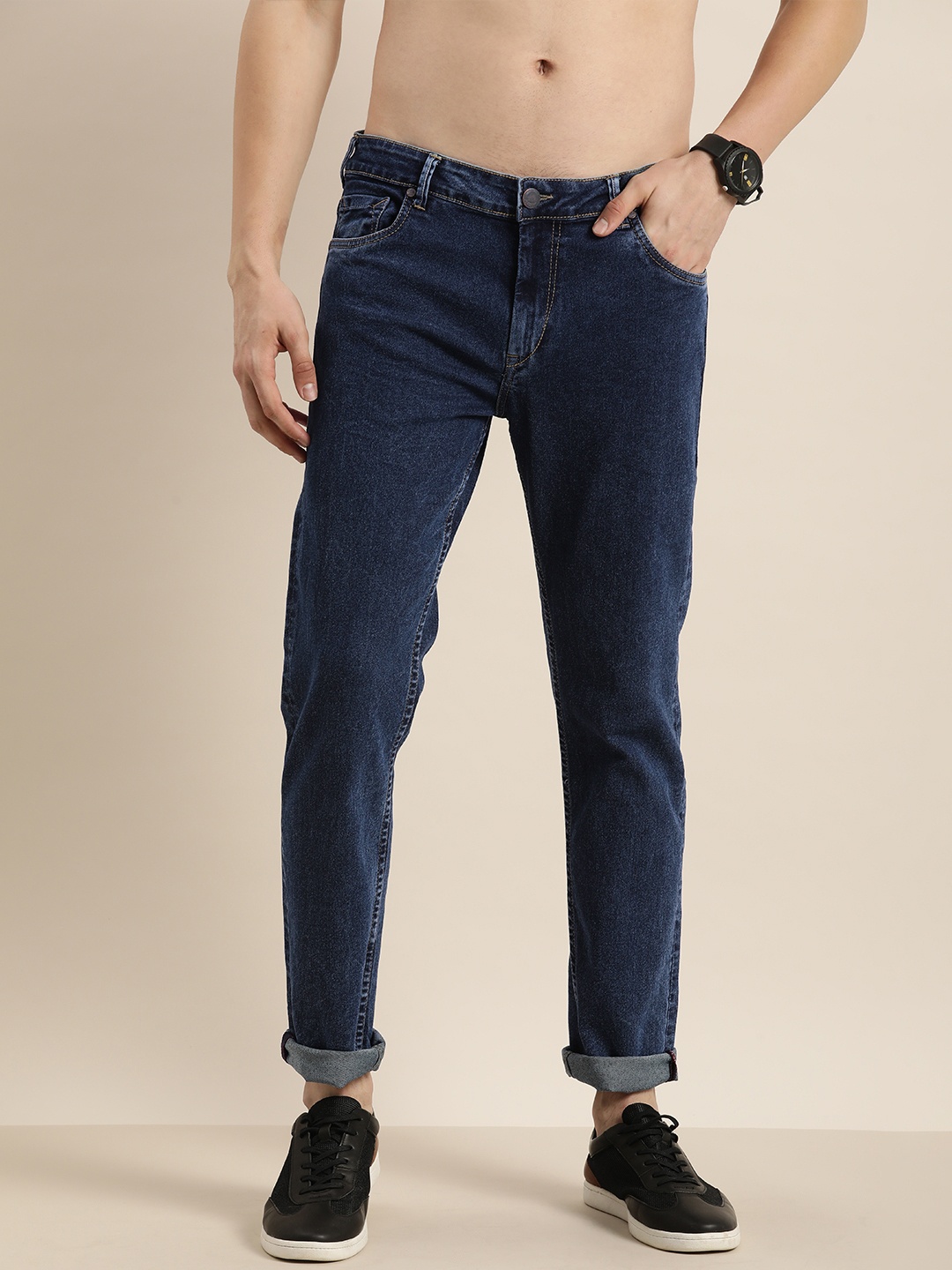 

Moda Rapido Men Blue Slim Fit Stretchable Jeans
