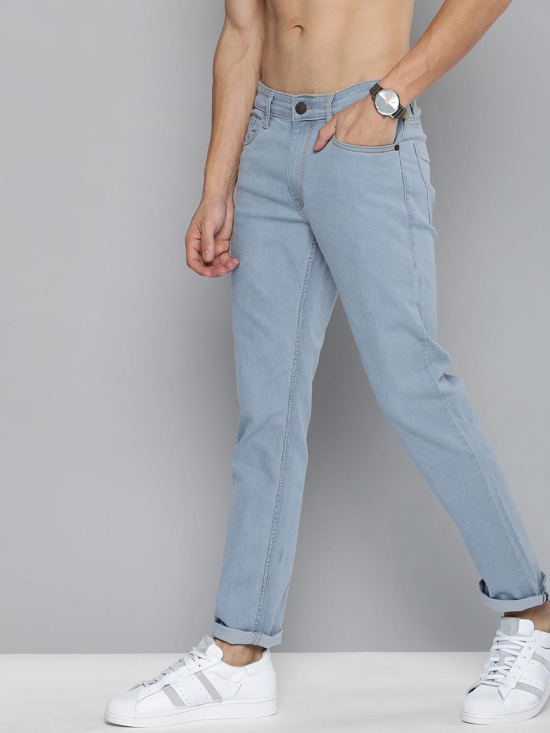 

HERE&NOW Men Blue Slim Fit Stretchable Jeans