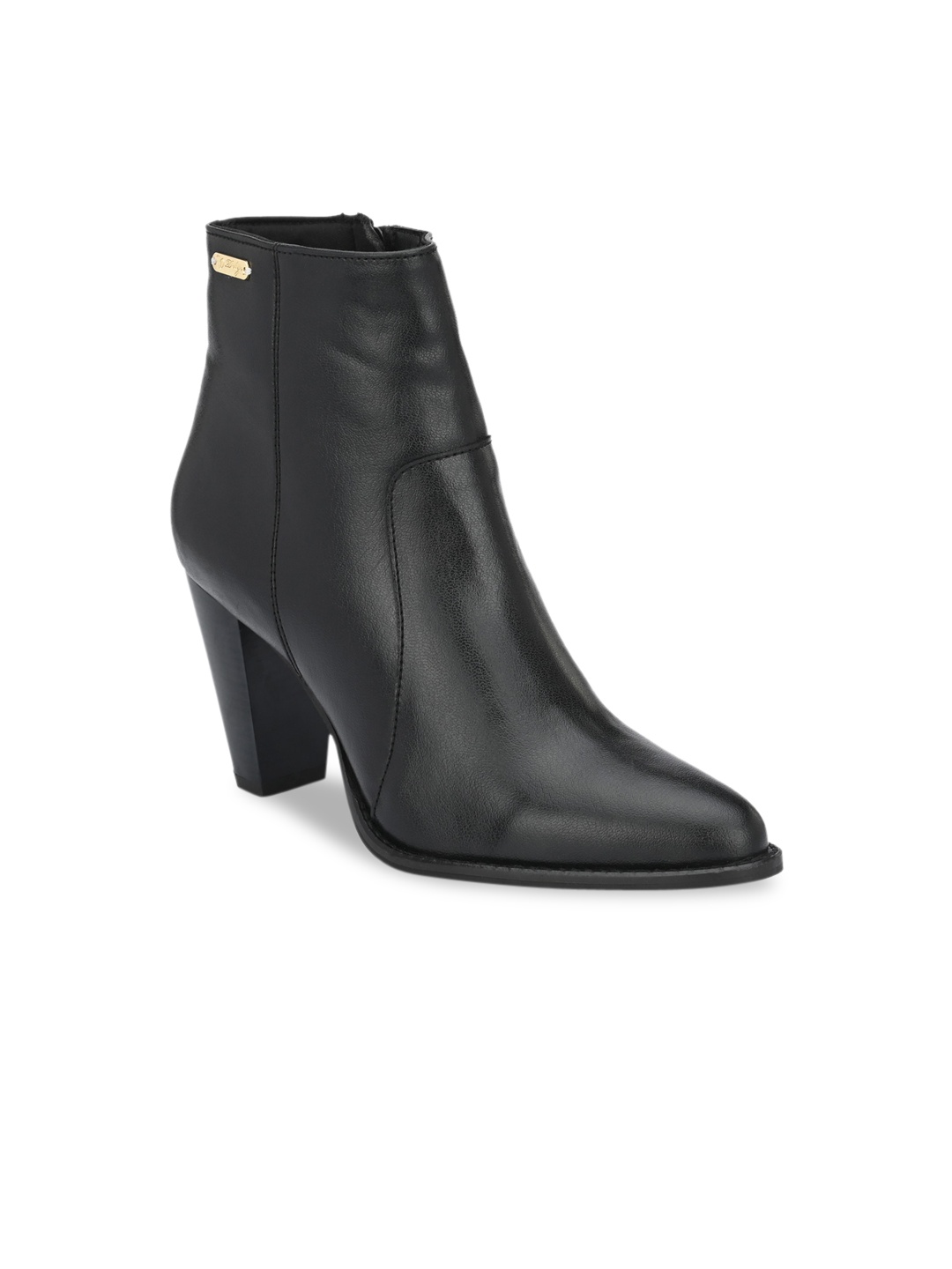 

Delize Black Party Block Heeled Boots