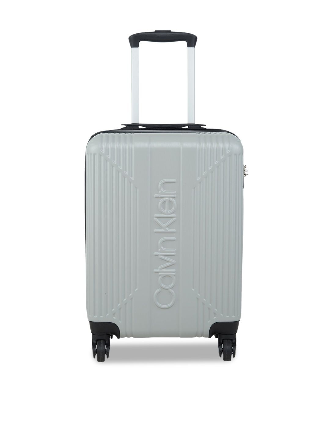 

Calvin Klein The Standard Range Silver Hard Cabin Suitcase