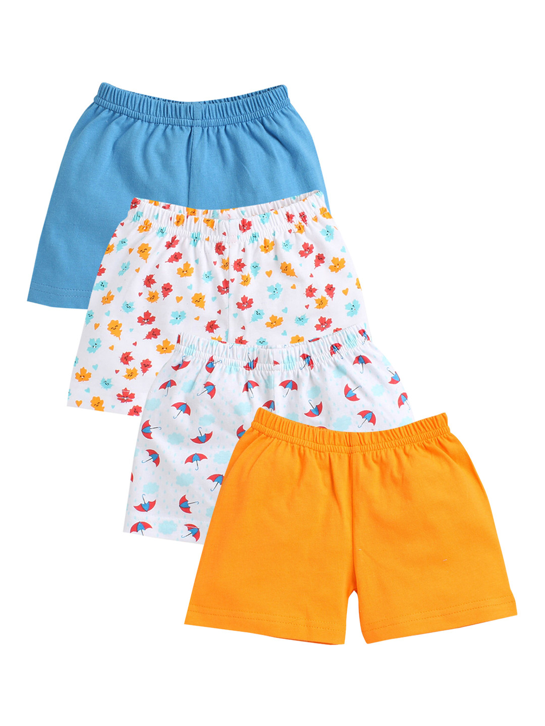 

BUMZEE Boys Pack Of 4 Shorts, Blue