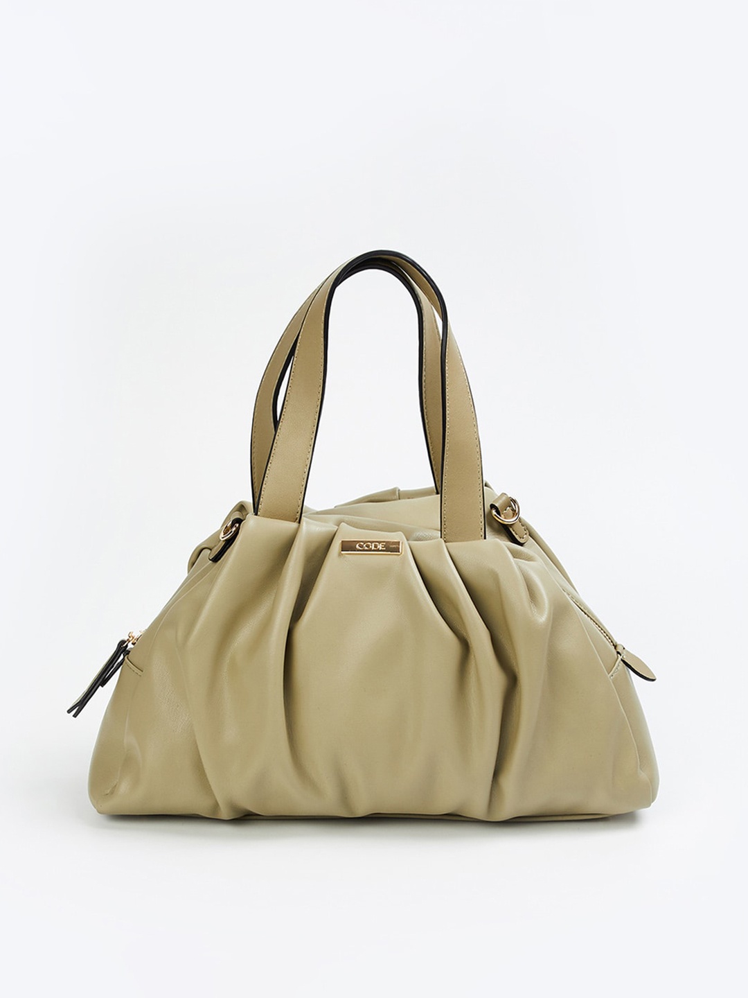 

CODE by Lifestyle Green Structured Handheld Bag